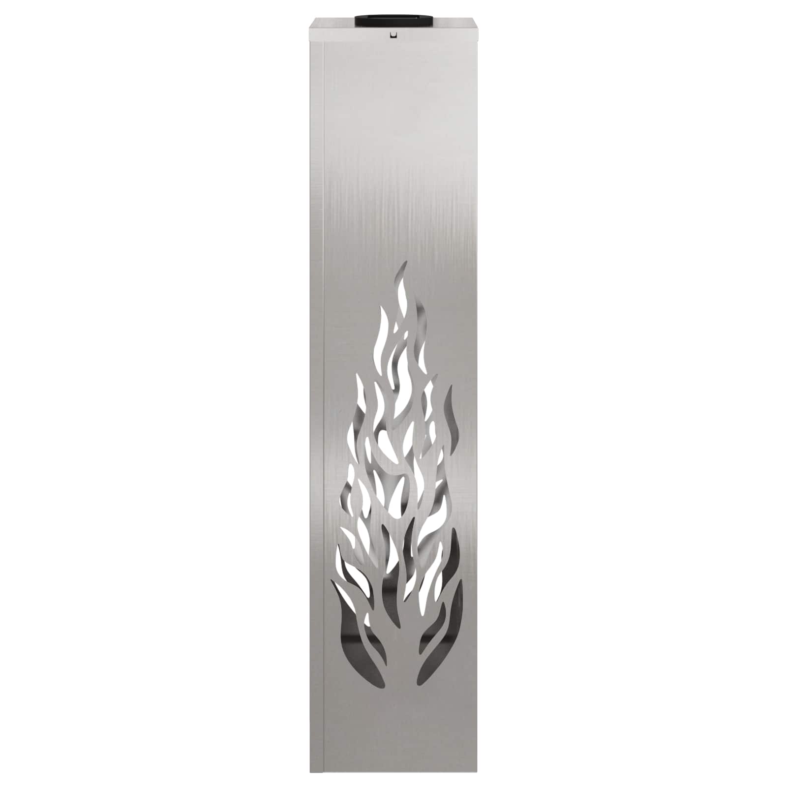 Solar LED Weg Licht 2 pcs Silber Edelstahl