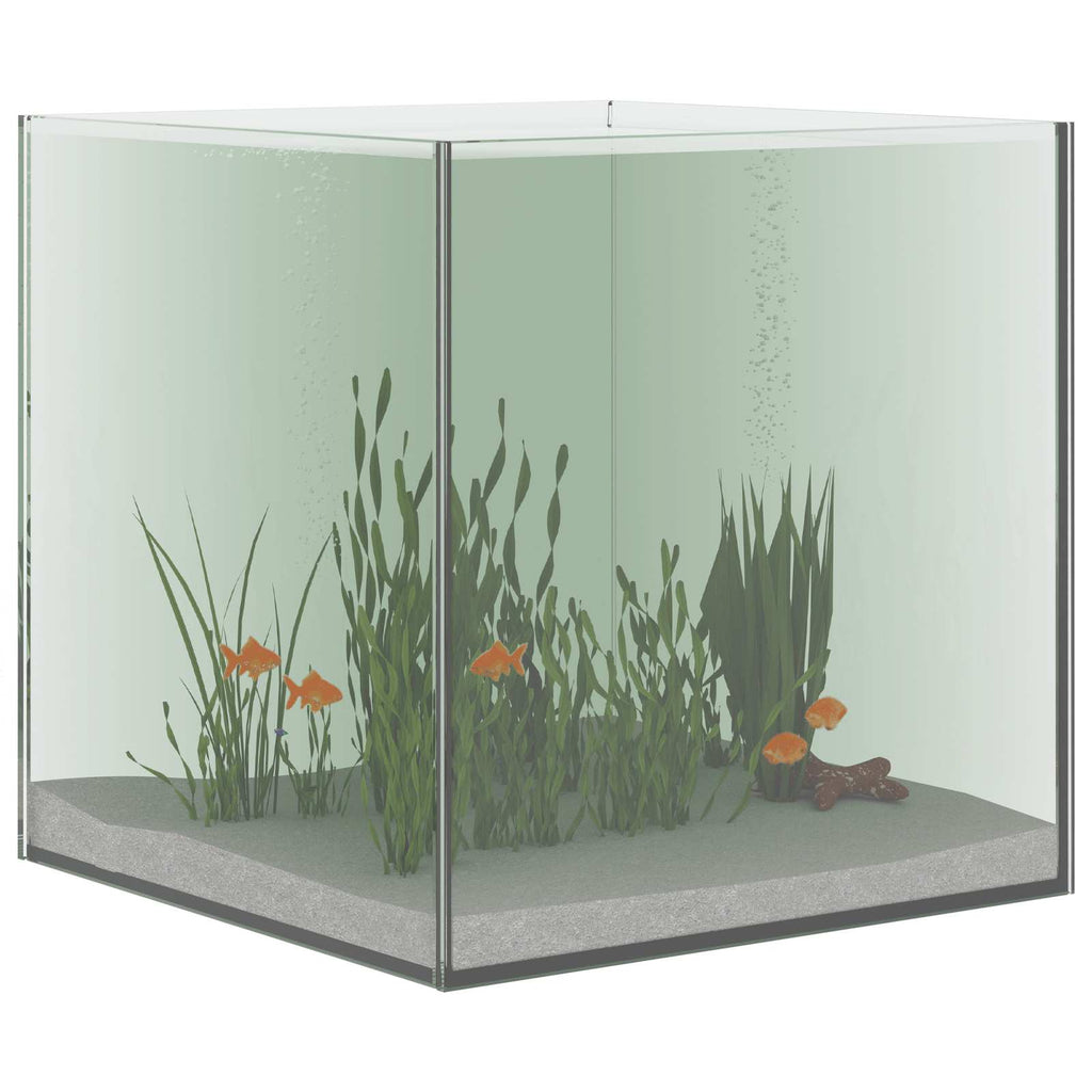 Aquarium mit Speicher Transparent 30 x 30 x 30 cm Glas