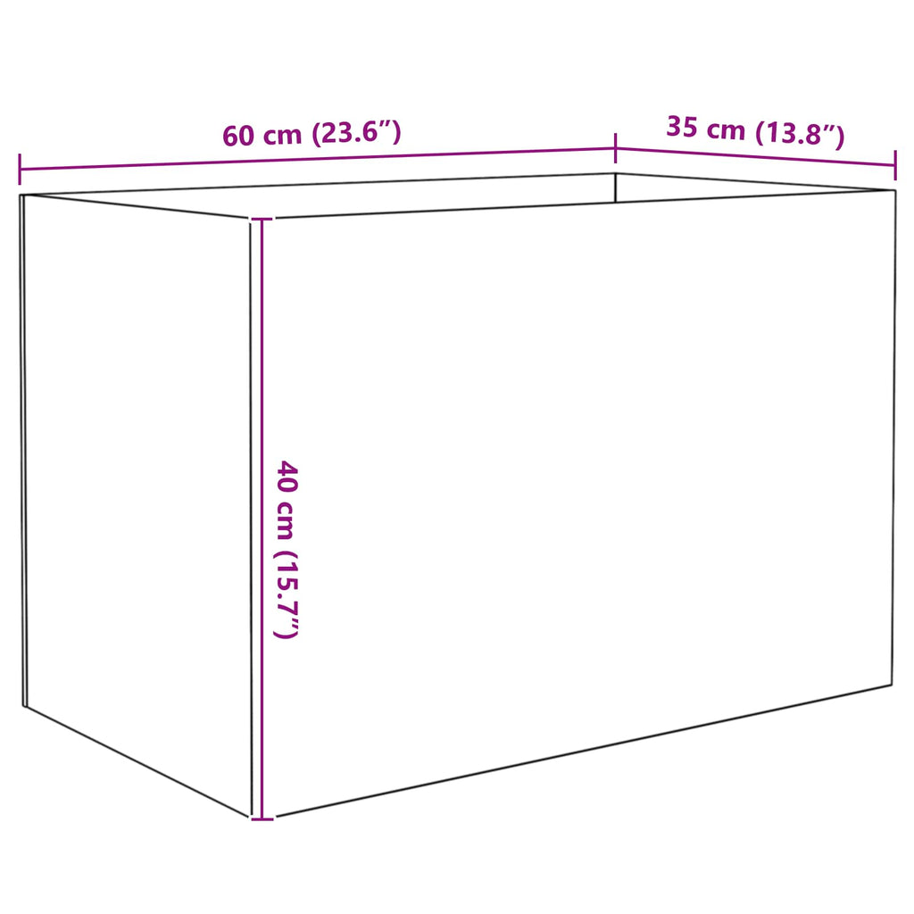 Aquarium mit Speicher Transparent 60 x 35 x 40 cm Glas