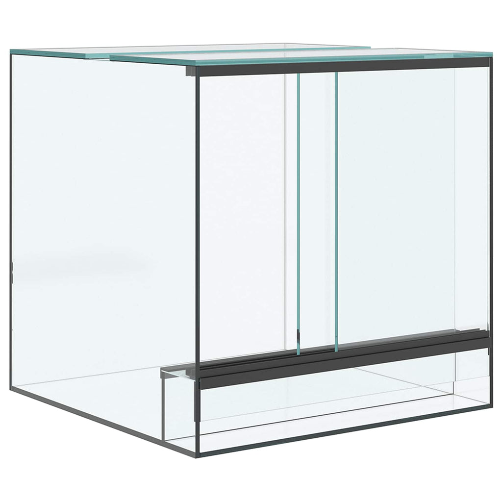 Terrarium mit Speicher Transparent 30 x 30 x 30 cm Glas