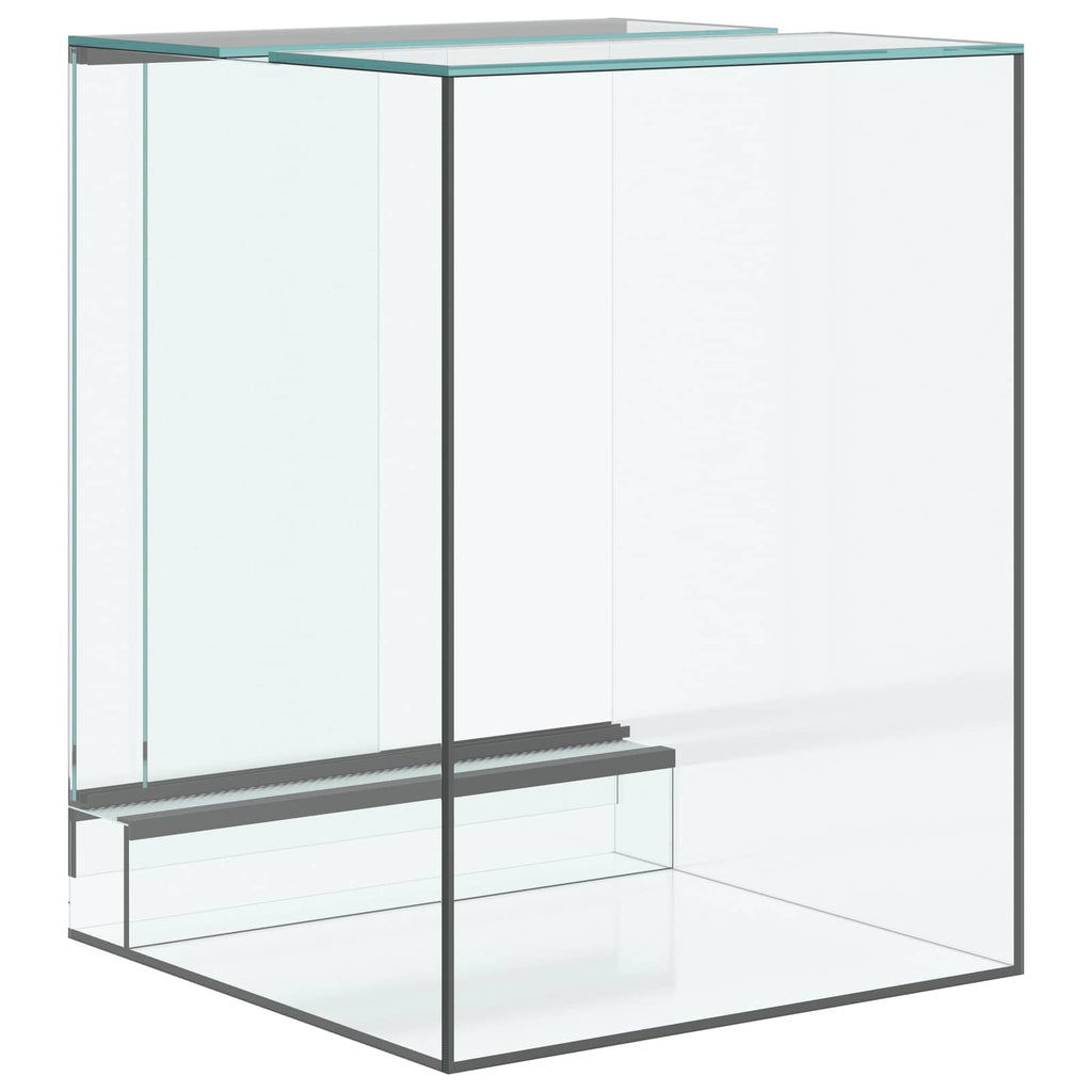 Terrarium mit Speicher Transparent 30 x 30 x 40 cm Glas