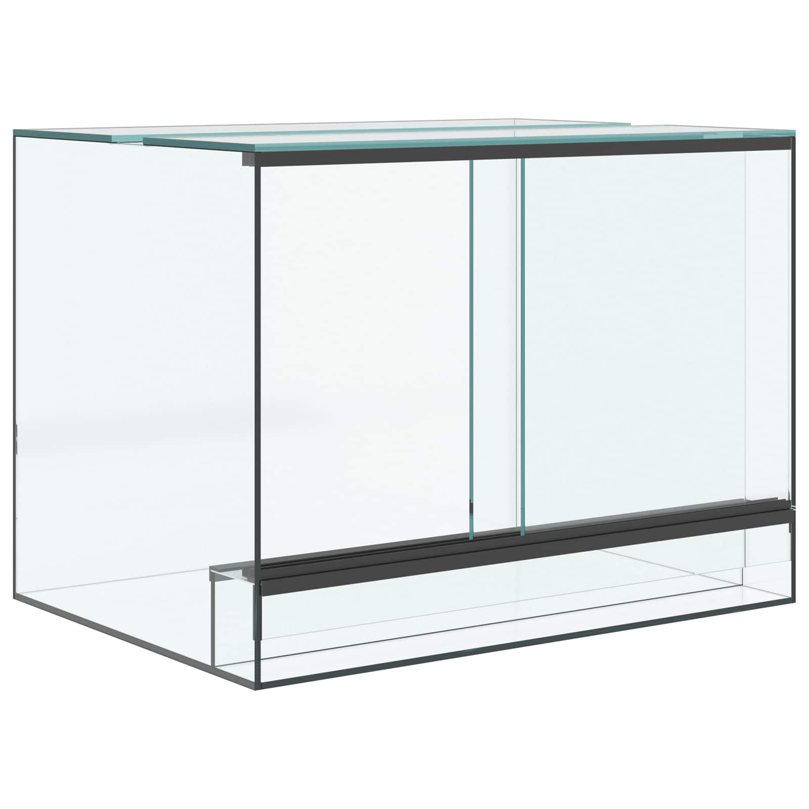 Terrarium mit Speicher Transparent 40 x 30 x 30 cm Glas
