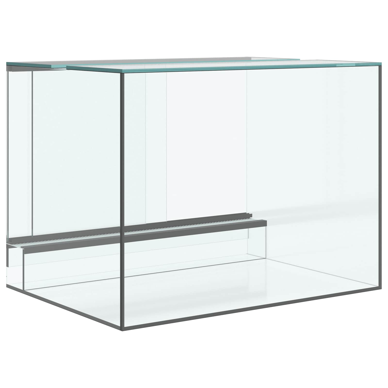 Terrarium mit Speicher Transparent 40 x 30 x 30 cm Glas