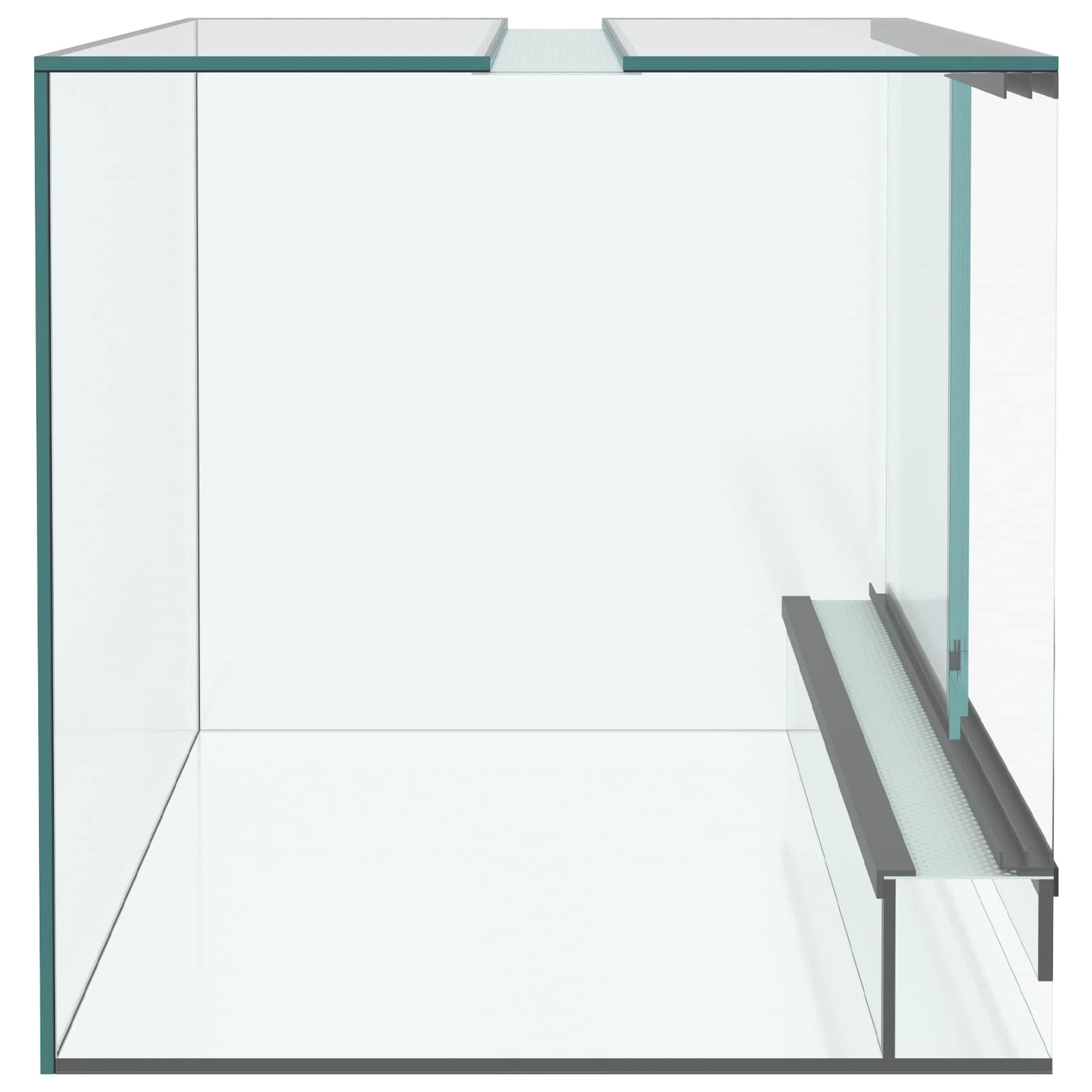 Terrarium mit Speicher Transparent 40 x 30 x 30 cm Glas