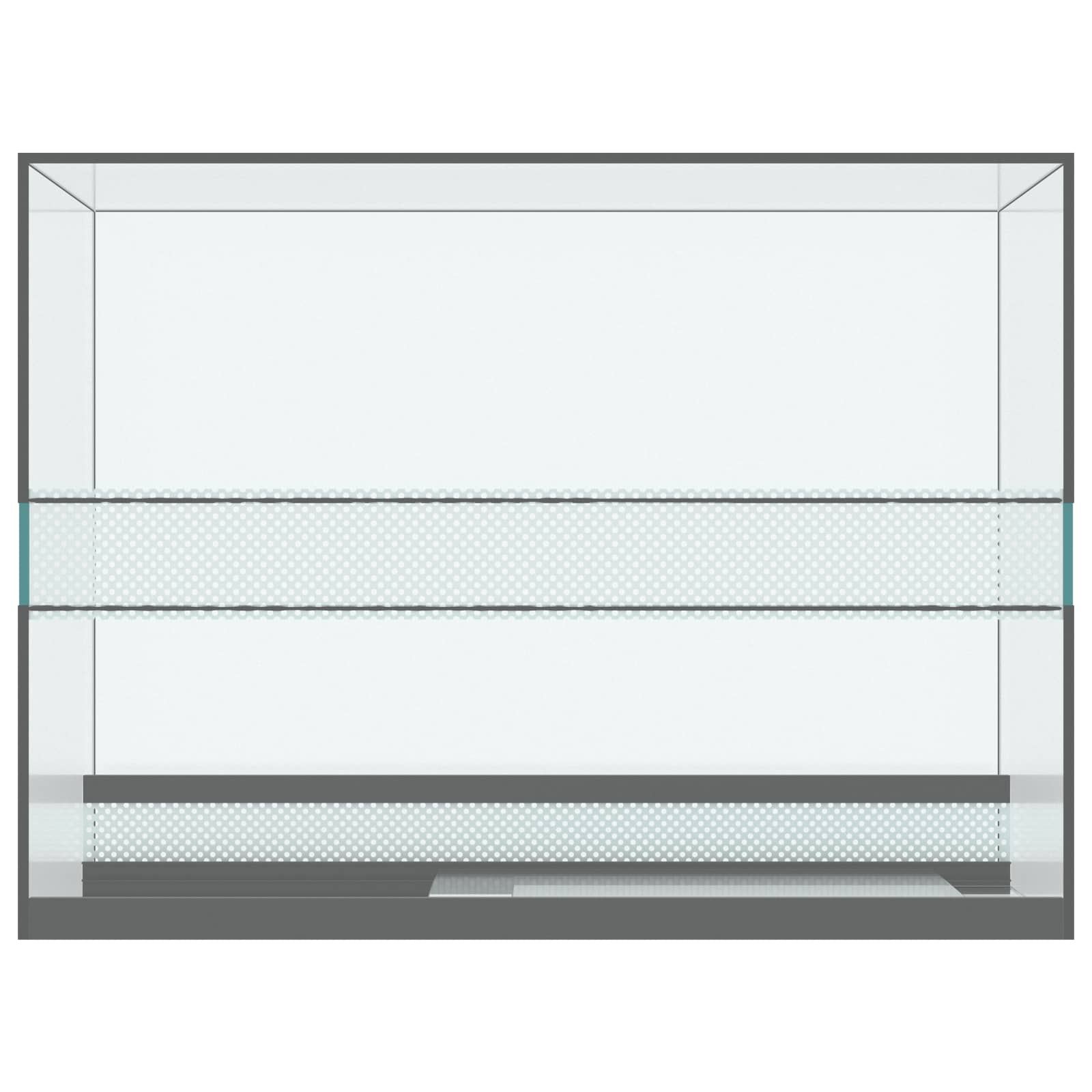 Terrarium mit Speicher Transparent 40 x 30 x 30 cm Glas