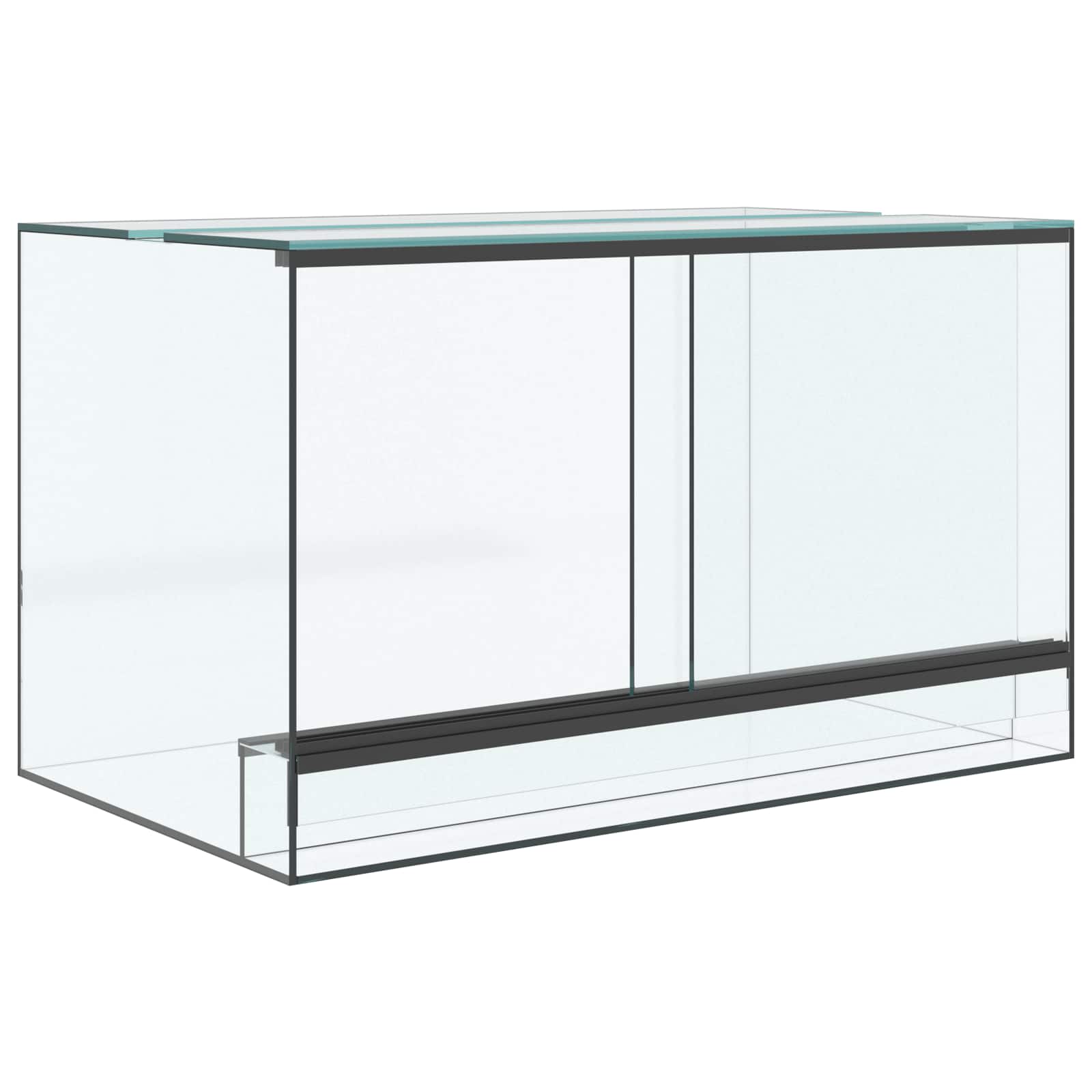 Terrarium mit Speicher Transparent 50 x 30 x 30 cm Glas