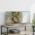 Terrarium mit Speicher Transparent 60 x 40 x 40 cm Glas
