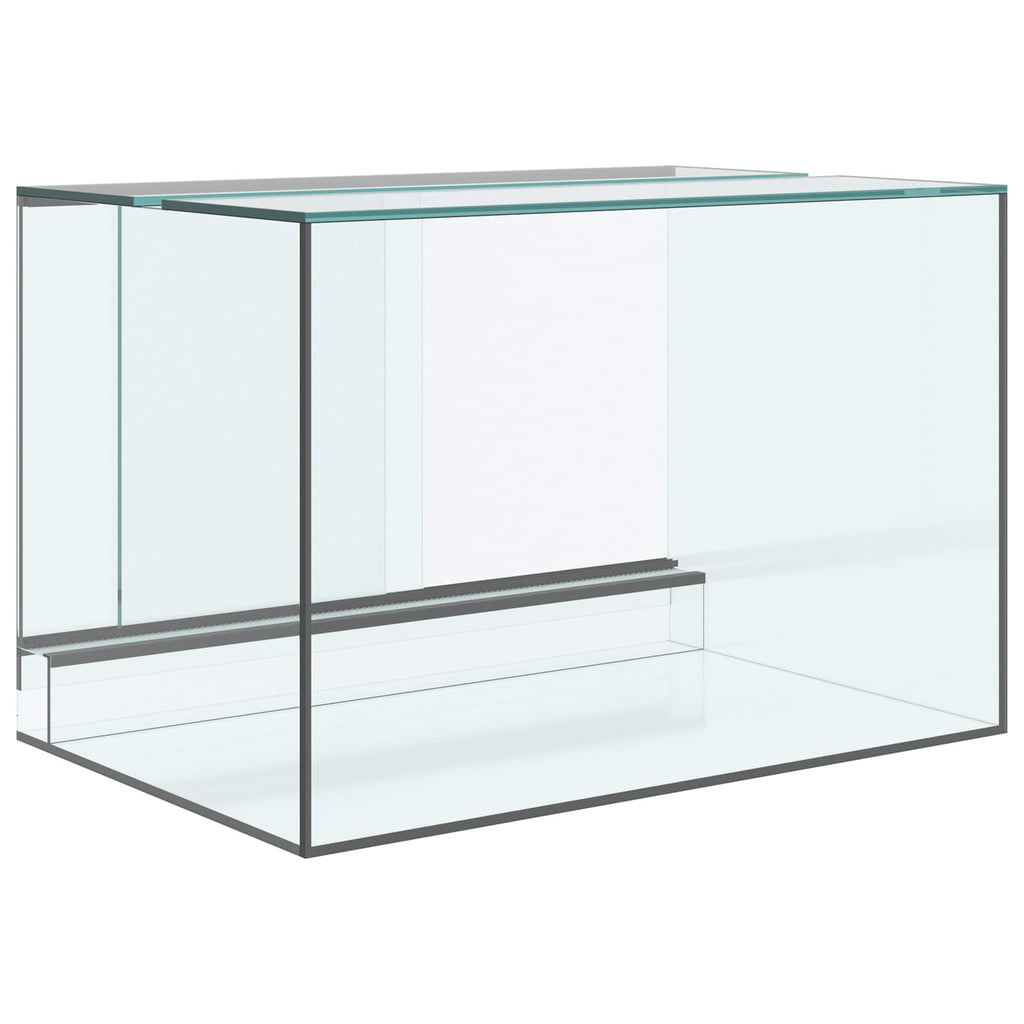 Terrarium mit Speicher Transparent 60 x 40 x 40 cm Glas