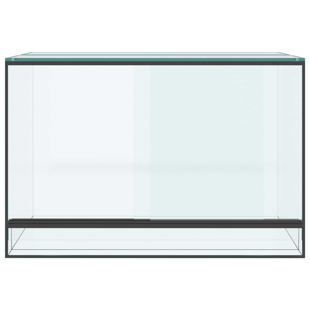 Terrarium mit Speicher Transparent 60 x 40 x 40 cm Glas