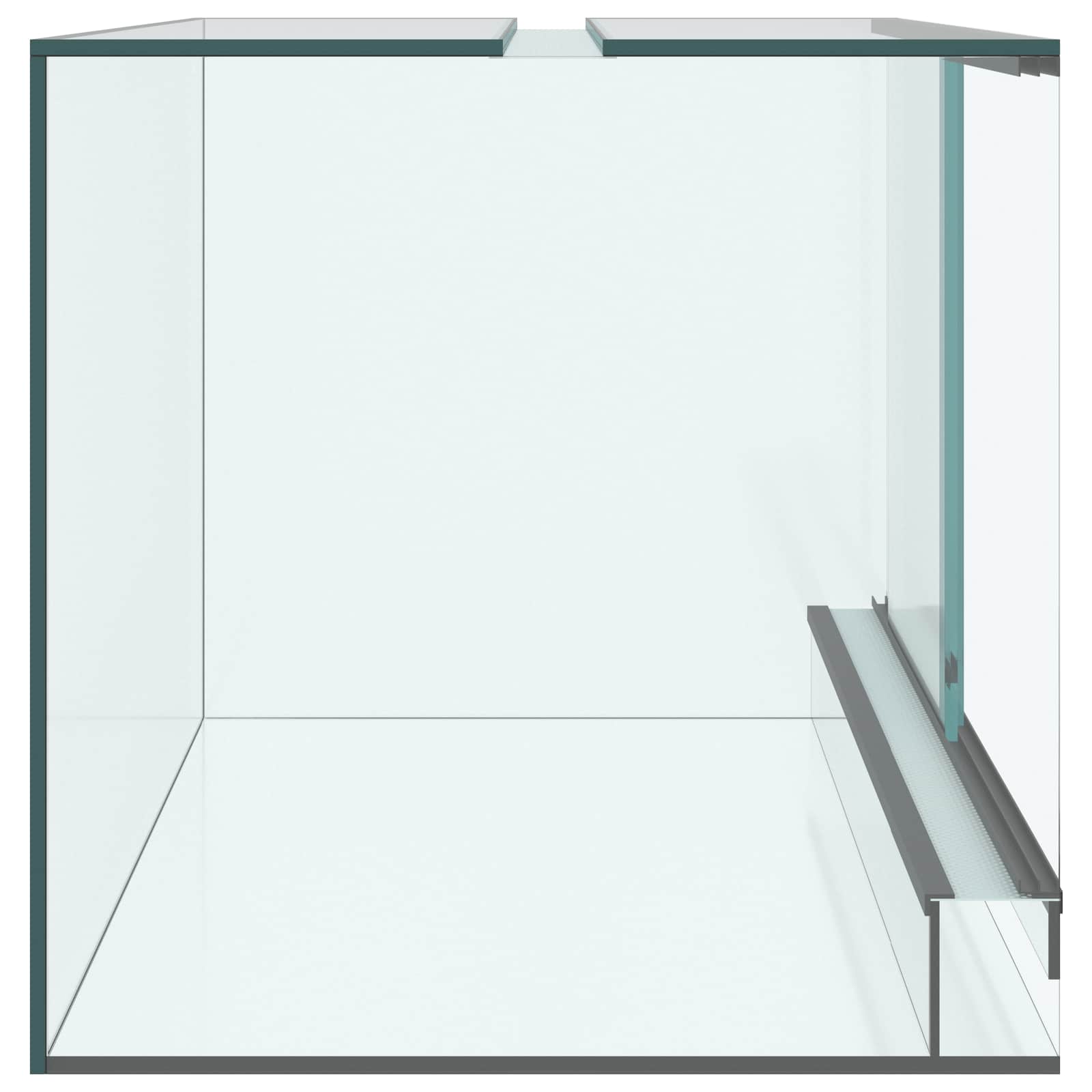 Terrarium mit Speicher Transparent 60 x 40 x 40 cm Glas