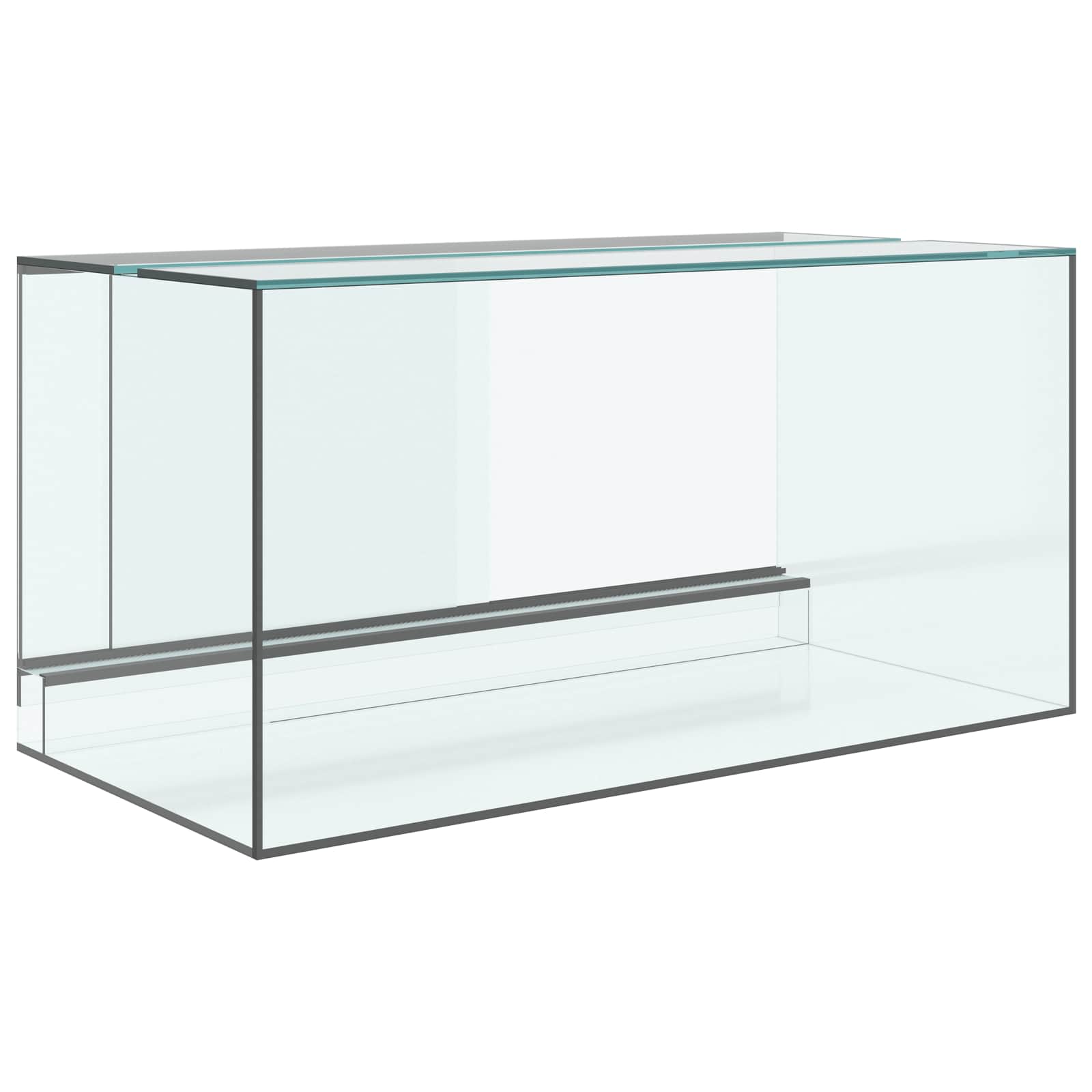 Terrarium mit Speicher Transparent 80 x 40 x 40 cm Glas
