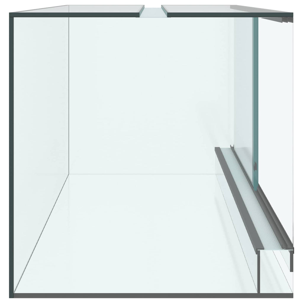 Terrarium mit Speicher Transparent 80 x 40 x 40 cm Glas