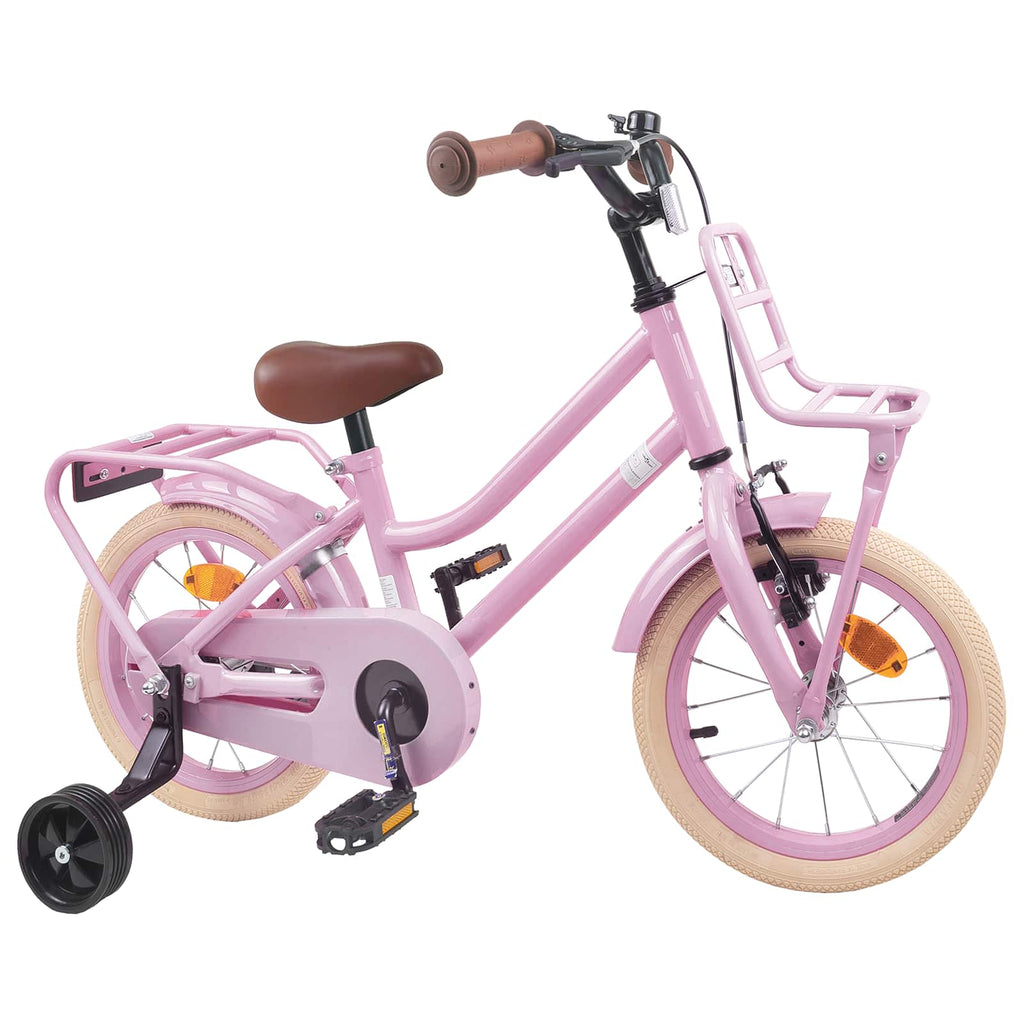 Kinderfahrrad 16 Zoll für 4-6 Jahre alt Hellrosa