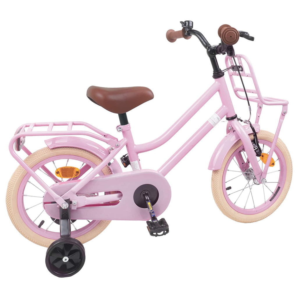 Kinderfahrrad 16 Zoll für 4-6 Jahre alt Hellrosa