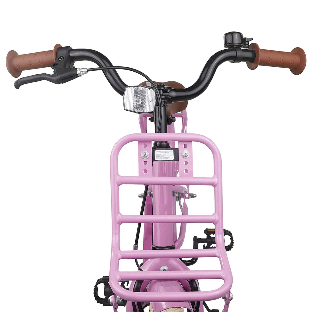 Kinderfahrrad 18 Zoll für 5-7 Jahre alt Hellrosa