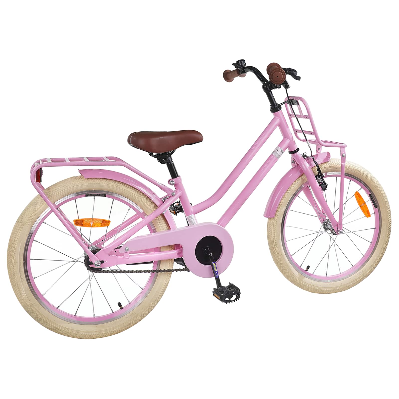 Kinderfahrrad 18 Zoll für 5-7 Jahre alt Hellrosa