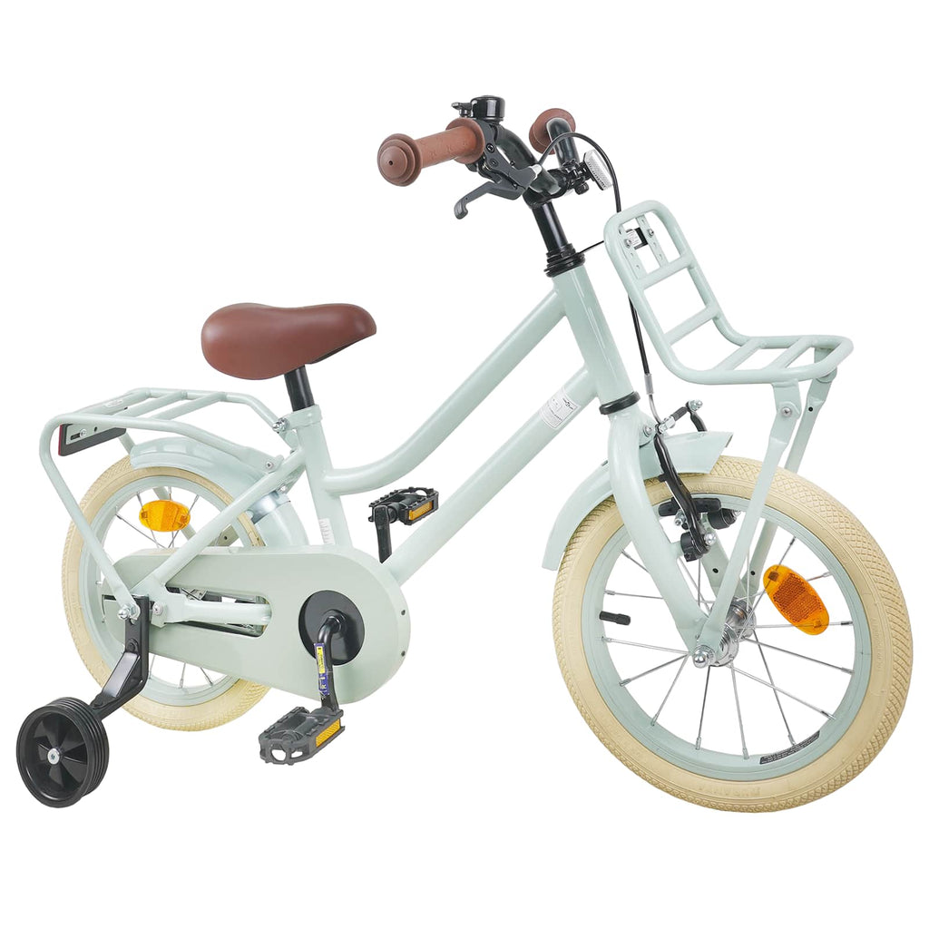 Kinderfahrrad 12 Zoll für 2-4 Jahre alt Hellgrün