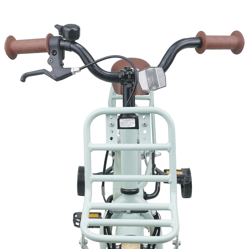 Kinderfahrrad 14 Zoll für 3-5 Jahre alt Hellgrün