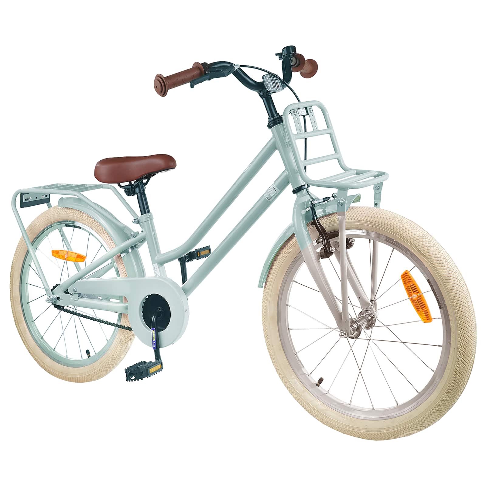 Kinderfahrrad 18 Zoll für 5-7 Jahre alt Hellgrün