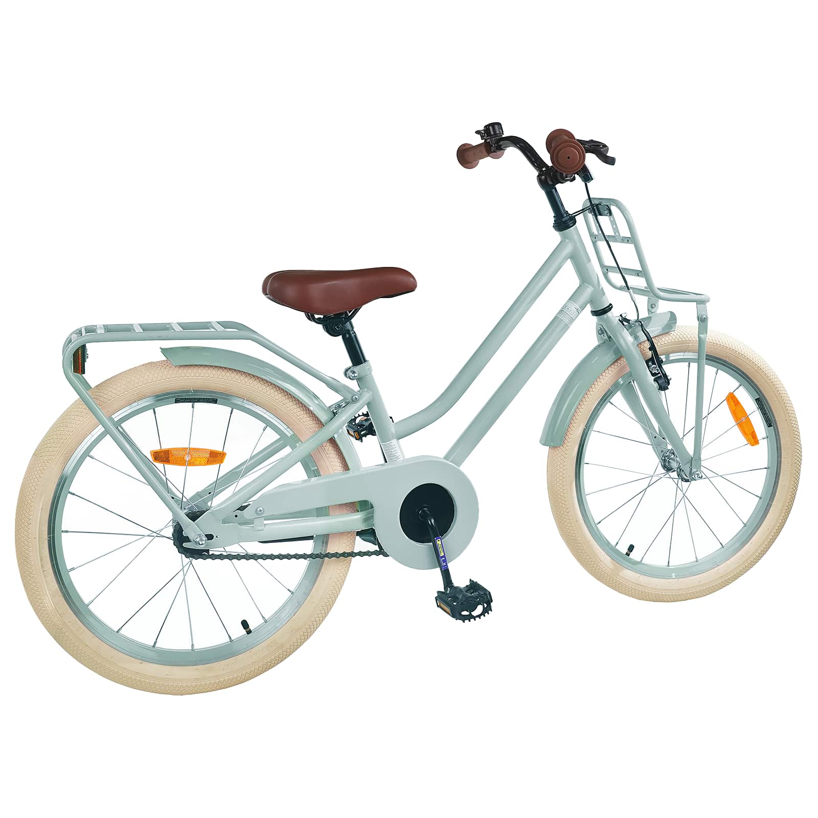 Kinderfahrrad 18 Zoll für 5-7 Jahre alt Hellgrün