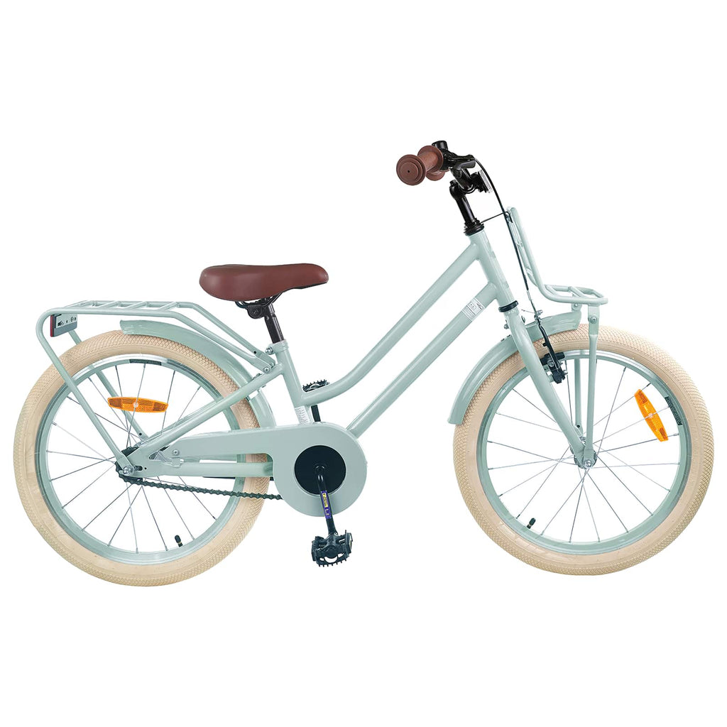 Kinderfahrrad 18 Zoll für 5-7 Jahre alt Hellgrün