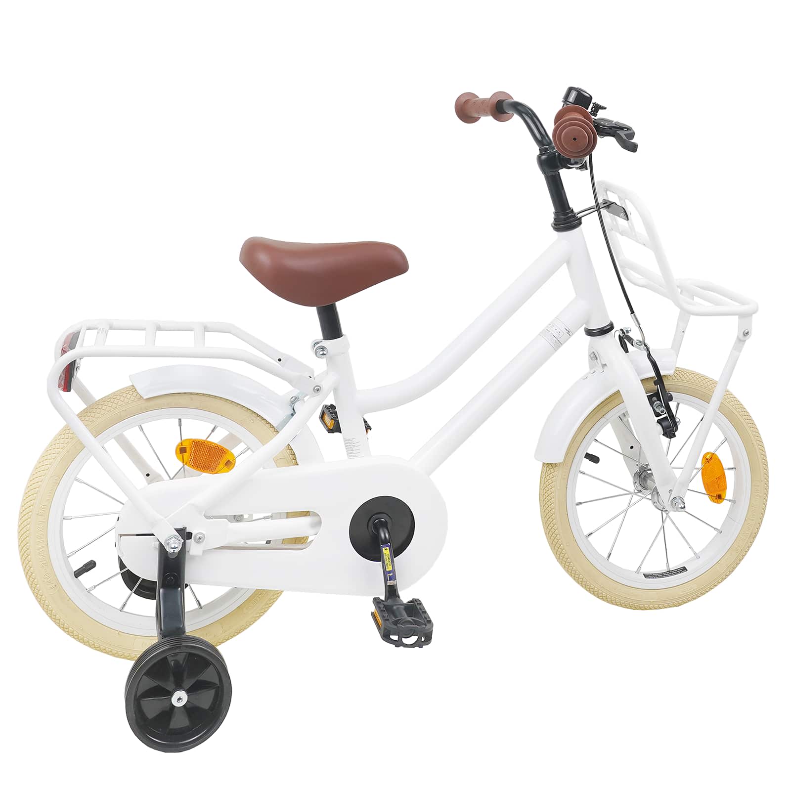Kinderfahrrad 12 Zoll für 2-4 Jahre alt Weiß