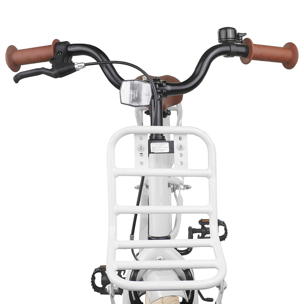 Kinderfahrrad 18 Zoll für 5-7 Jahre alt Weiß