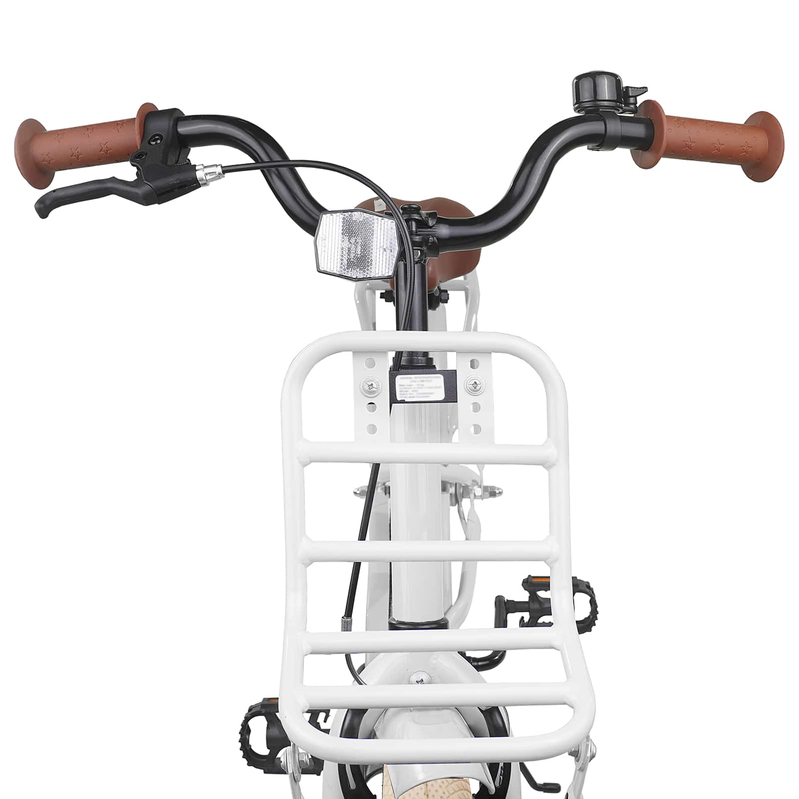 Kinderfahrrad 18 Zoll für 5-7 Jahre alt Weiß