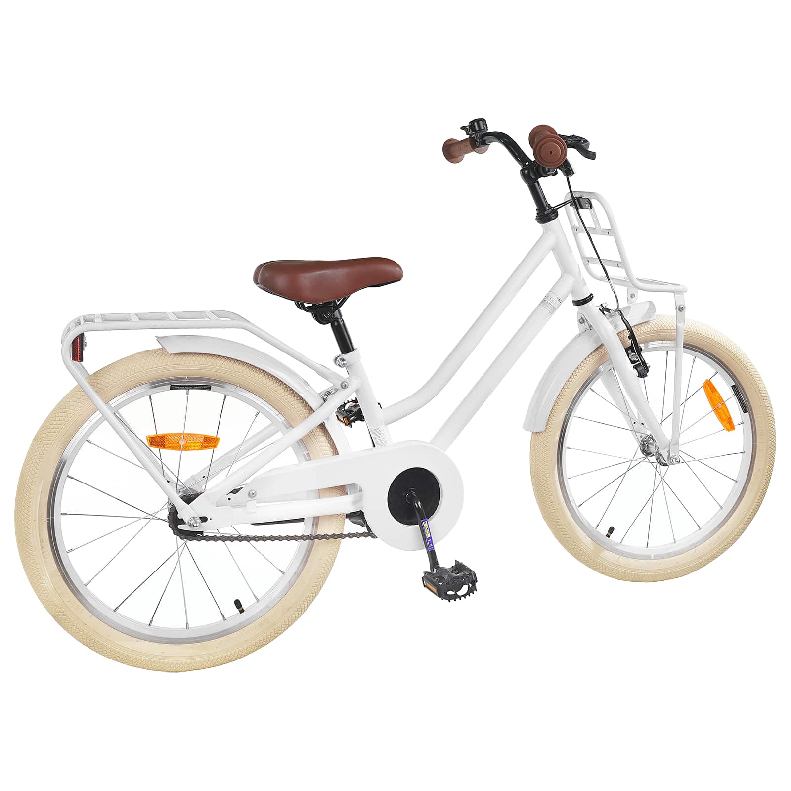 Kinderfahrrad 18 Zoll für 5-7 Jahre alt Weiß