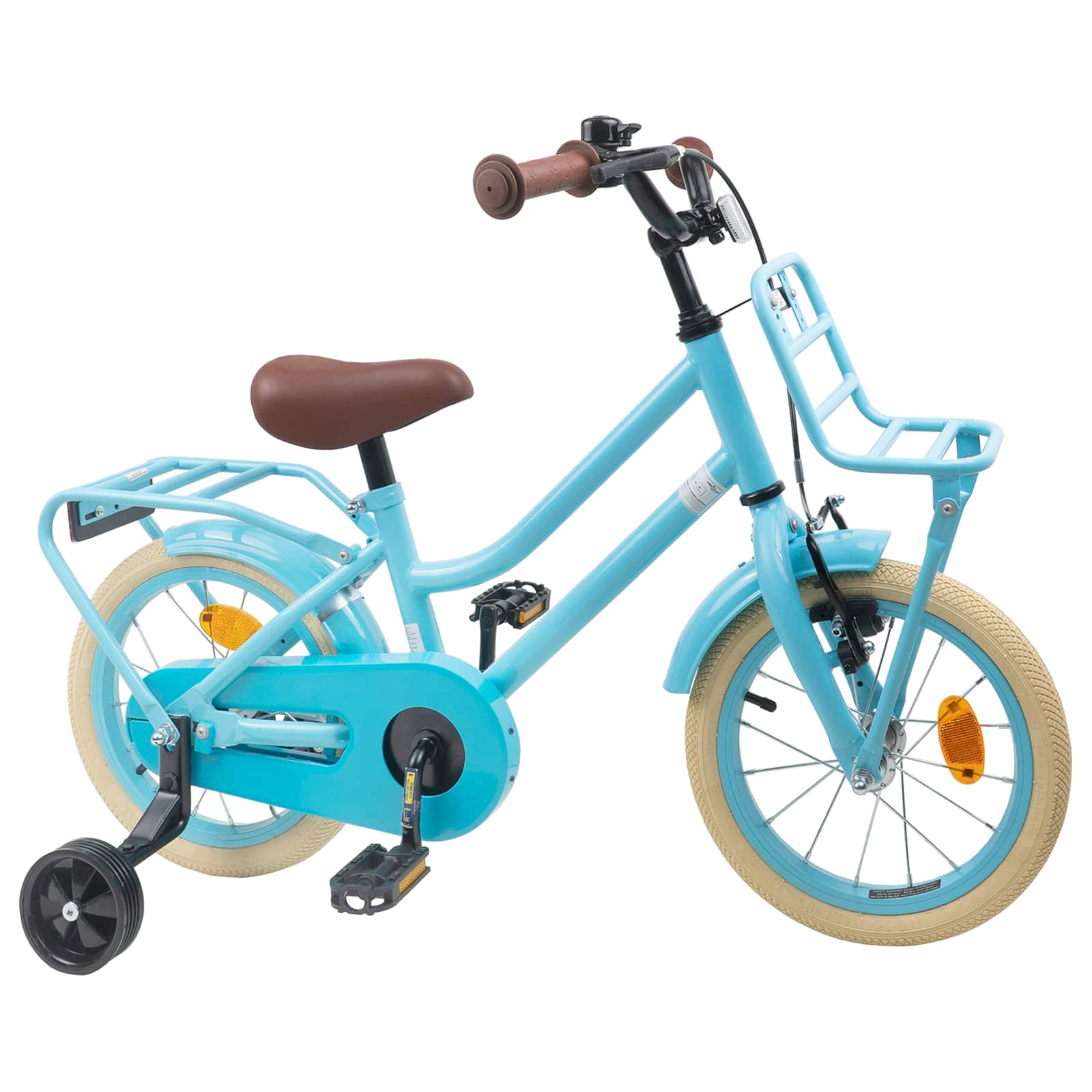 Kinderfahrrad 12 Zoll für 2-4 Jahre alt Himmelblau