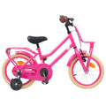 Kinderfahrrad 14 Zoll für 3-5 Jahre alt Dunkelrosa