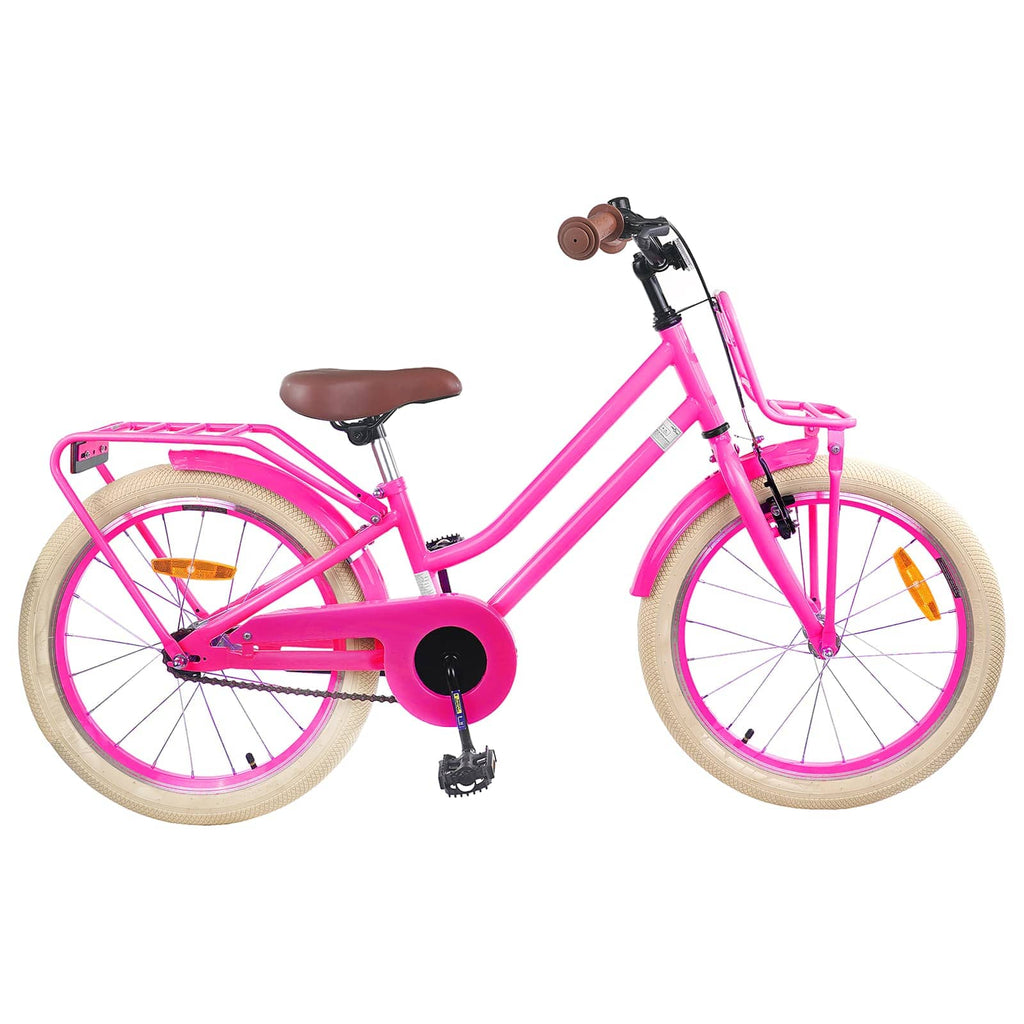 Kinderfahrrad 20 Zoll für 6-11 Jahre alt Dunkelrosa