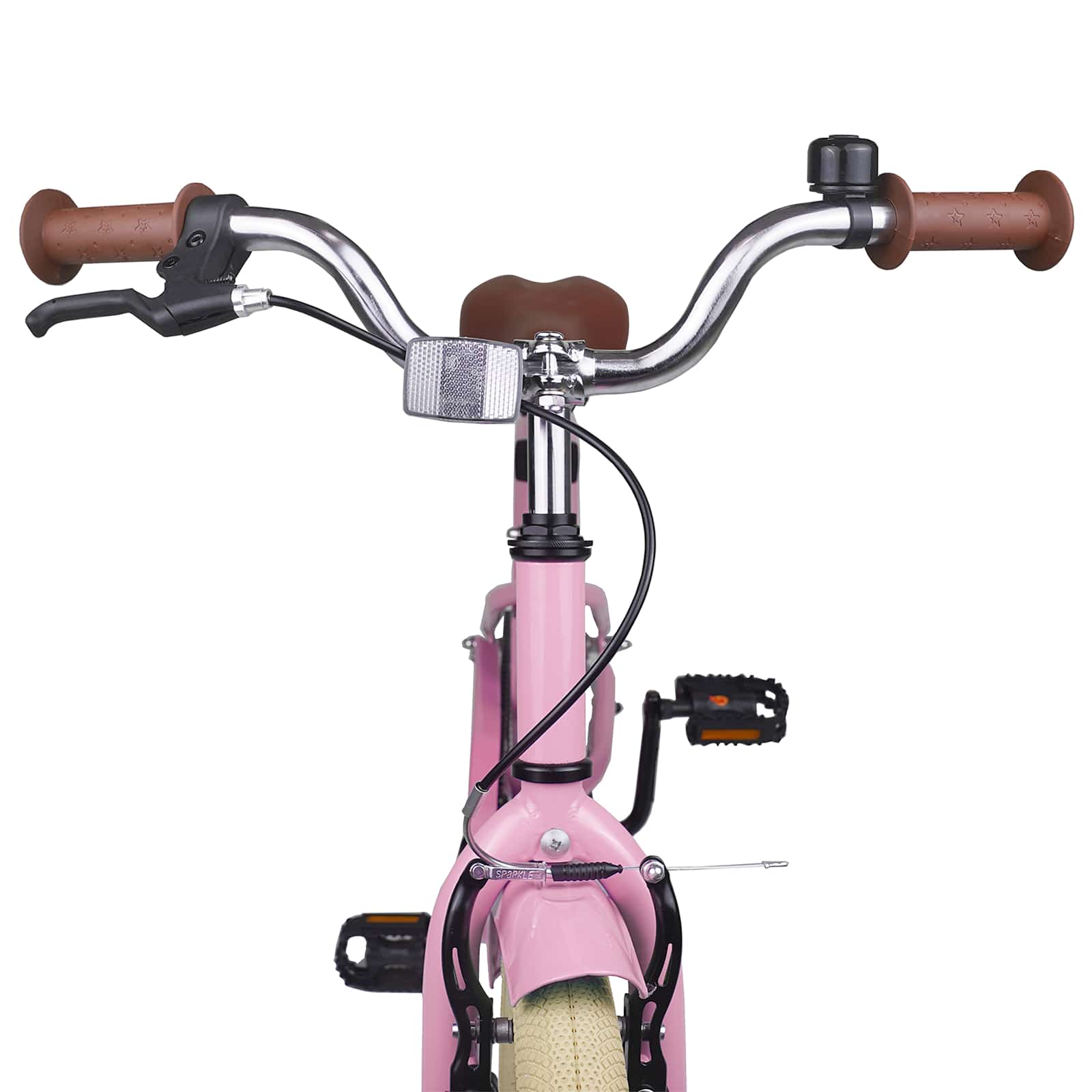 Kinderfahrrad 18 Zoll für 5-7 Jahre alt Hellrosa