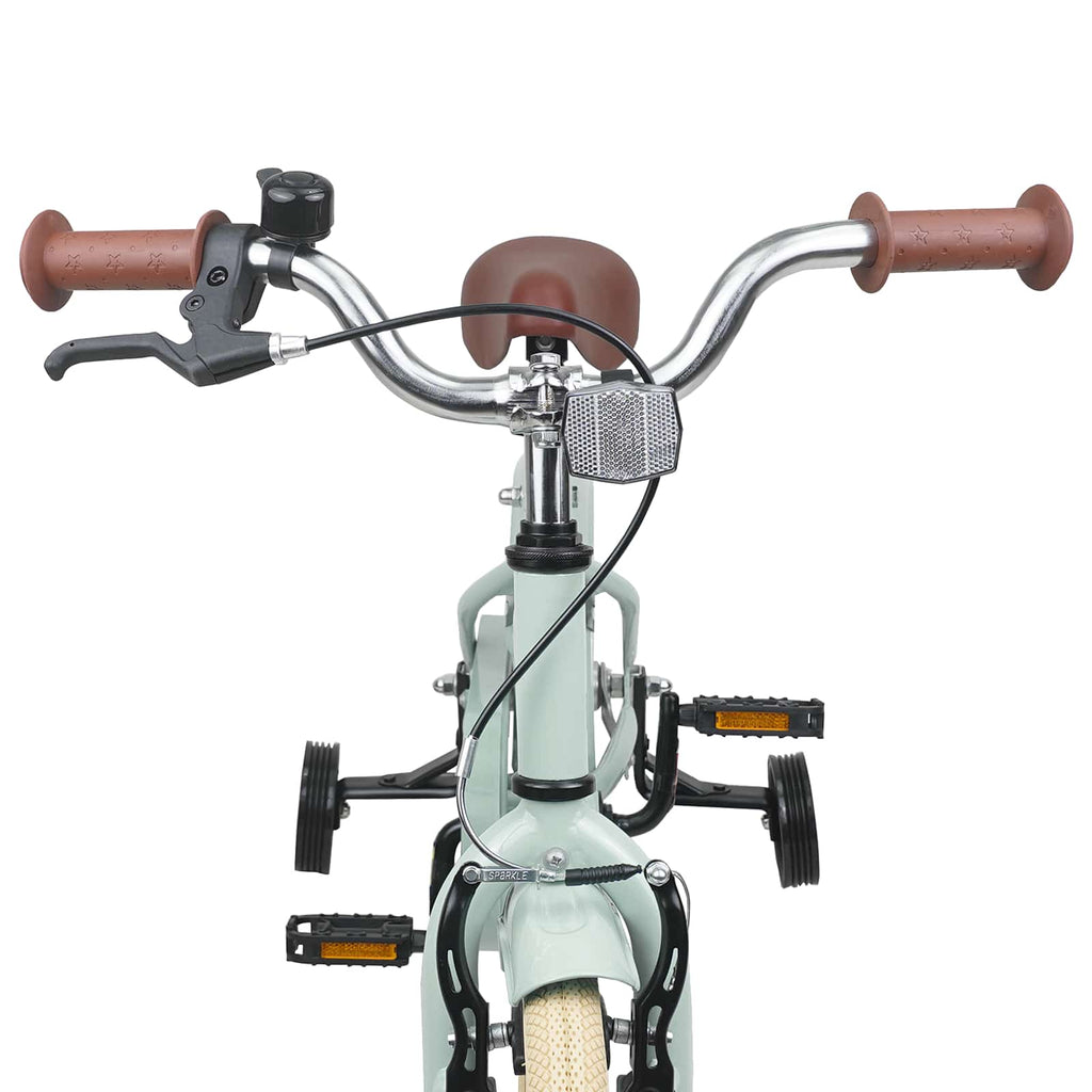 Kinderfahrrad 12 Zoll für 2-4 Jahre alt Hellgrün
