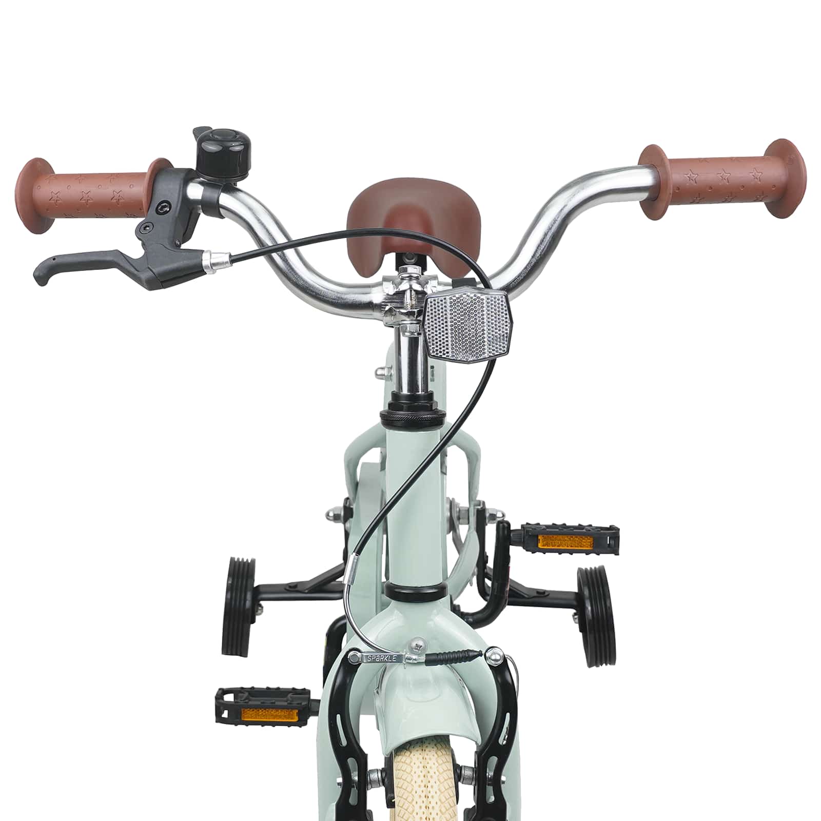 Kinderfahrrad 14 Zoll für 3-5 Jahre alt Hellgrün
