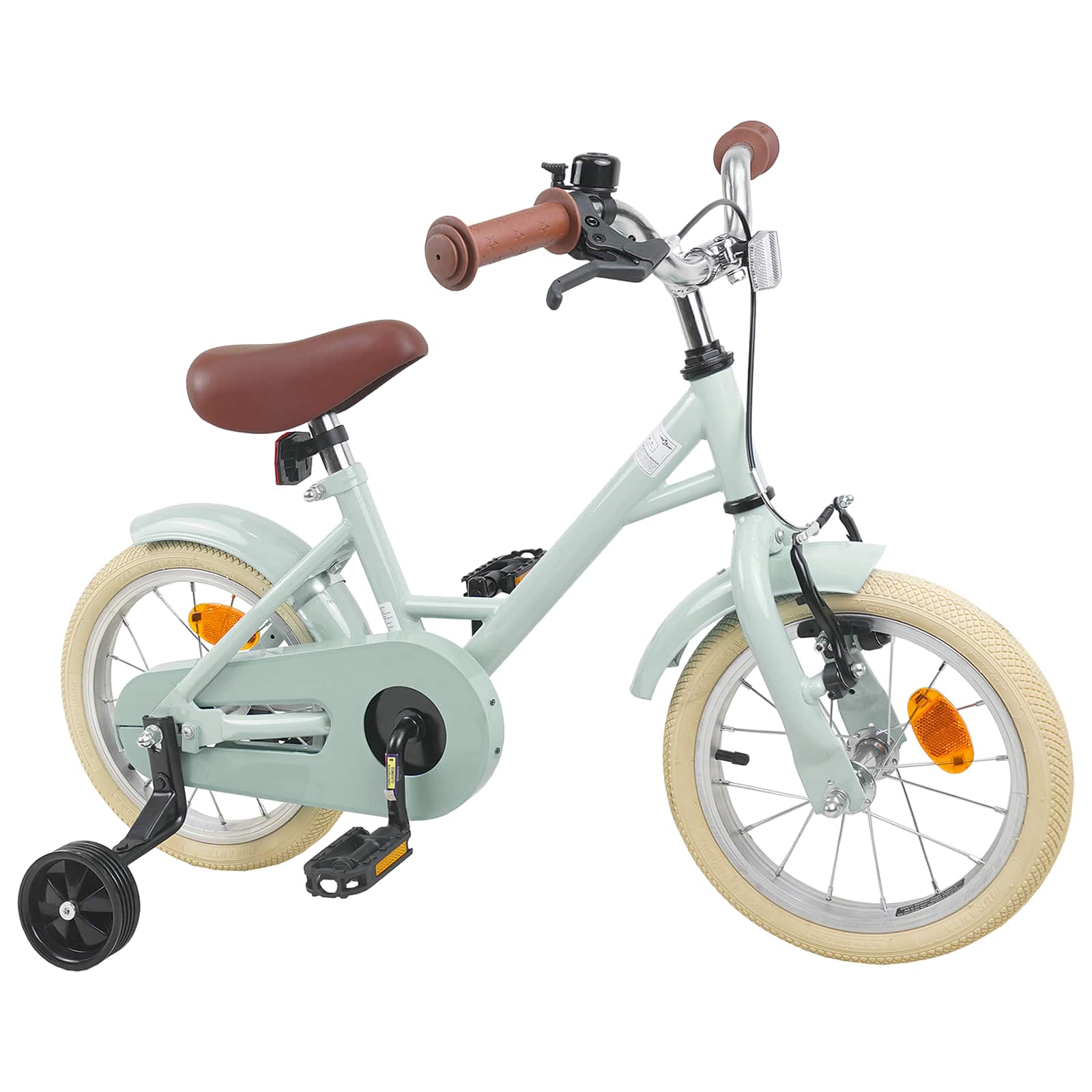 Kinderfahrrad 16 Zoll für 4-6 Jahre alt Hellgrün