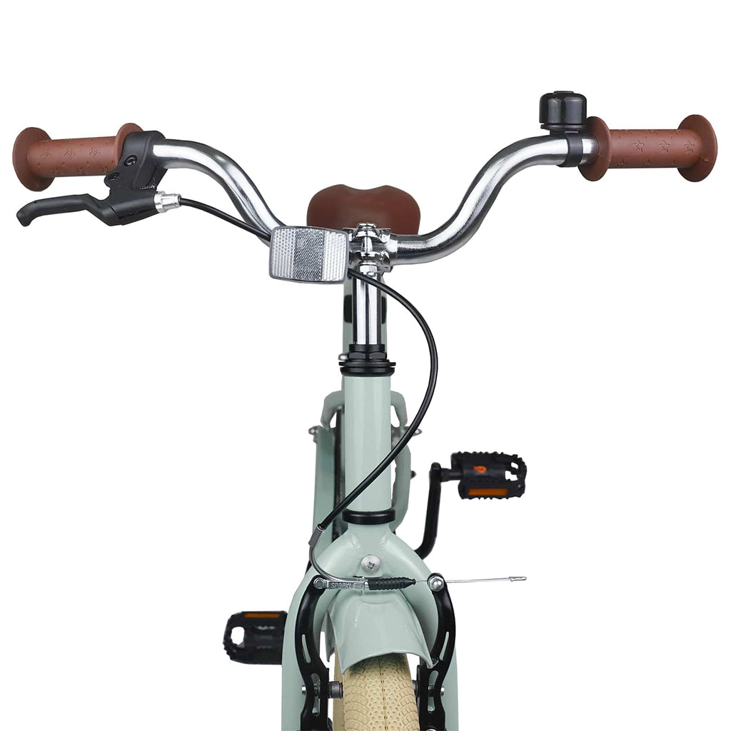 Kinderfahrrad 18 Zoll für 5-7 Jahre alt Hellgrün