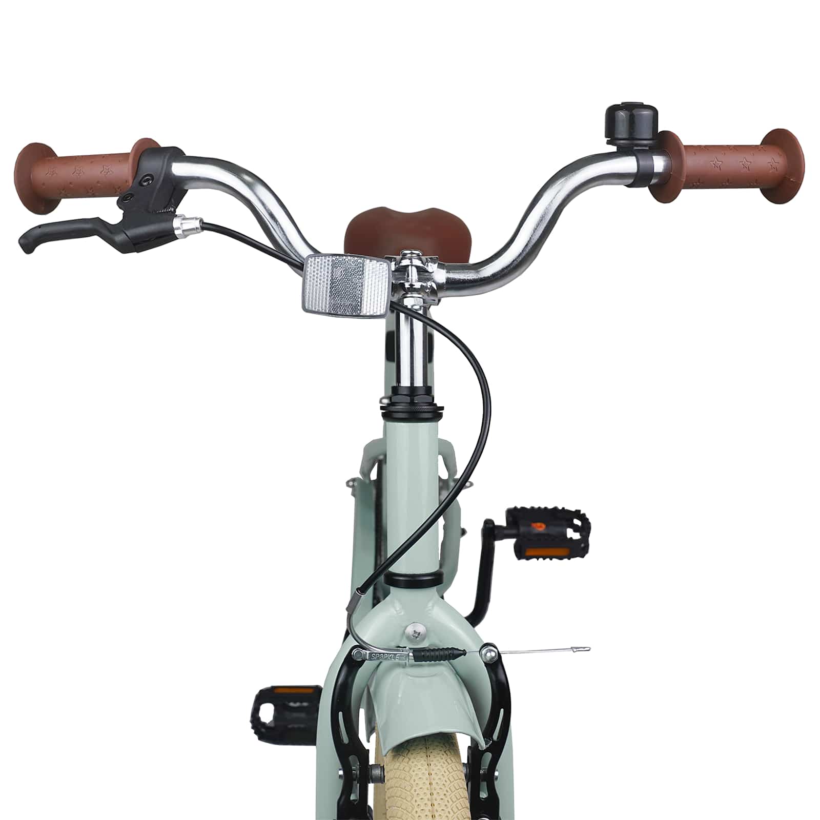 Kinderfahrrad 18 Zoll für 5-7 Jahre alt Hellgrün