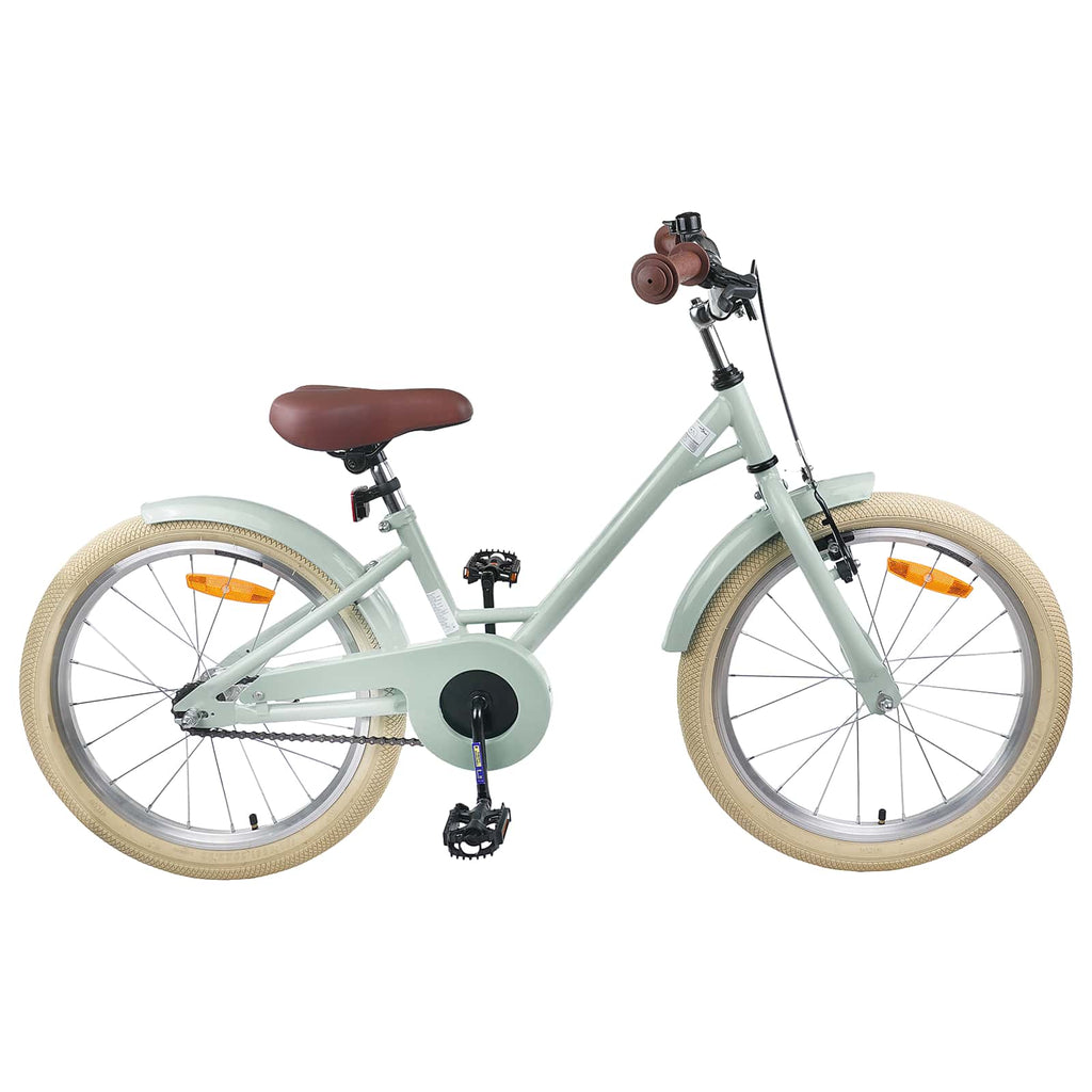 Kinderfahrrad 18 Zoll für 5-7 Jahre alt Hellgrün