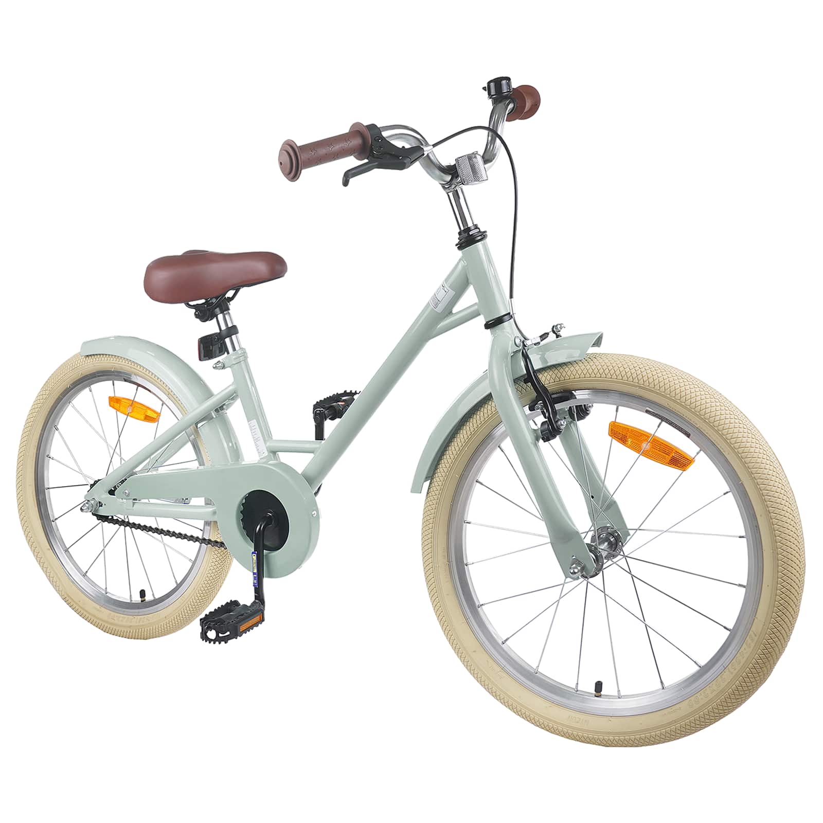 Kinderfahrrad 20 Zoll für 6-11 Jahre alt Hellgrün
