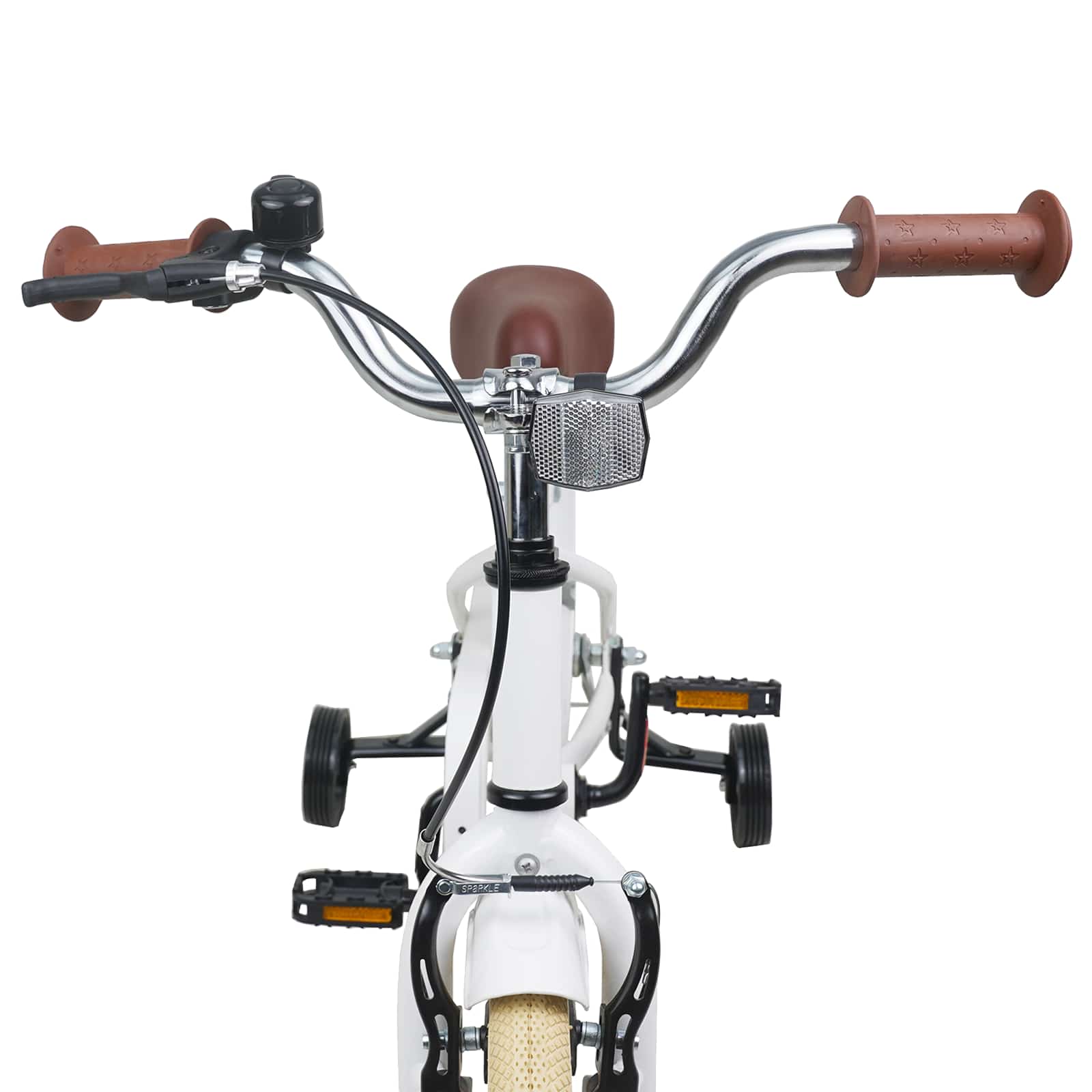 Kinderfahrrad 12 Zoll für 2-4 Jahre alt Weiß
