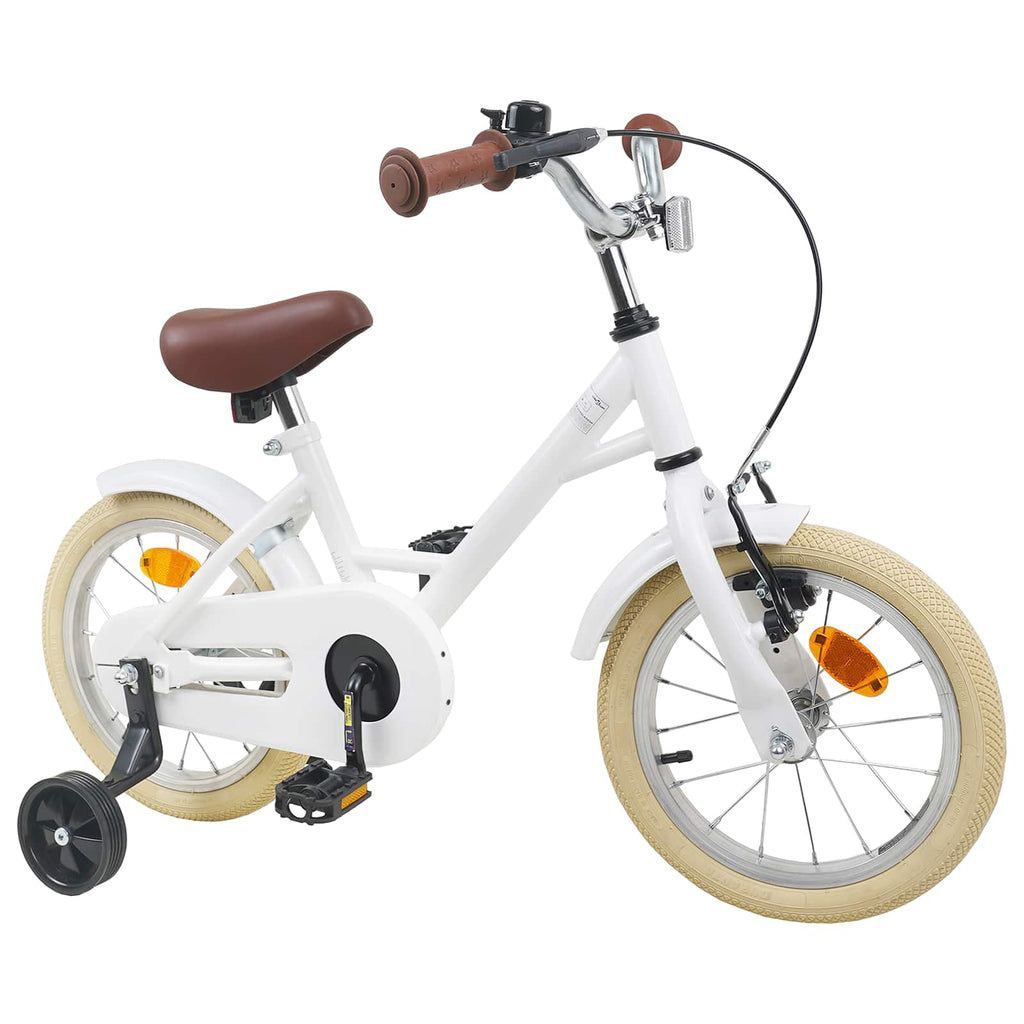 Kinderfahrrad 14 Zoll für 3-5 Jahre alt Weiß