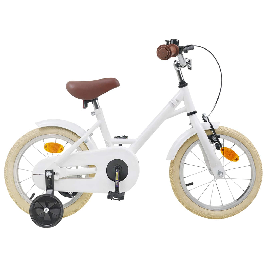 Kinderfahrrad 14 Zoll für 3-5 Jahre alt Weiß