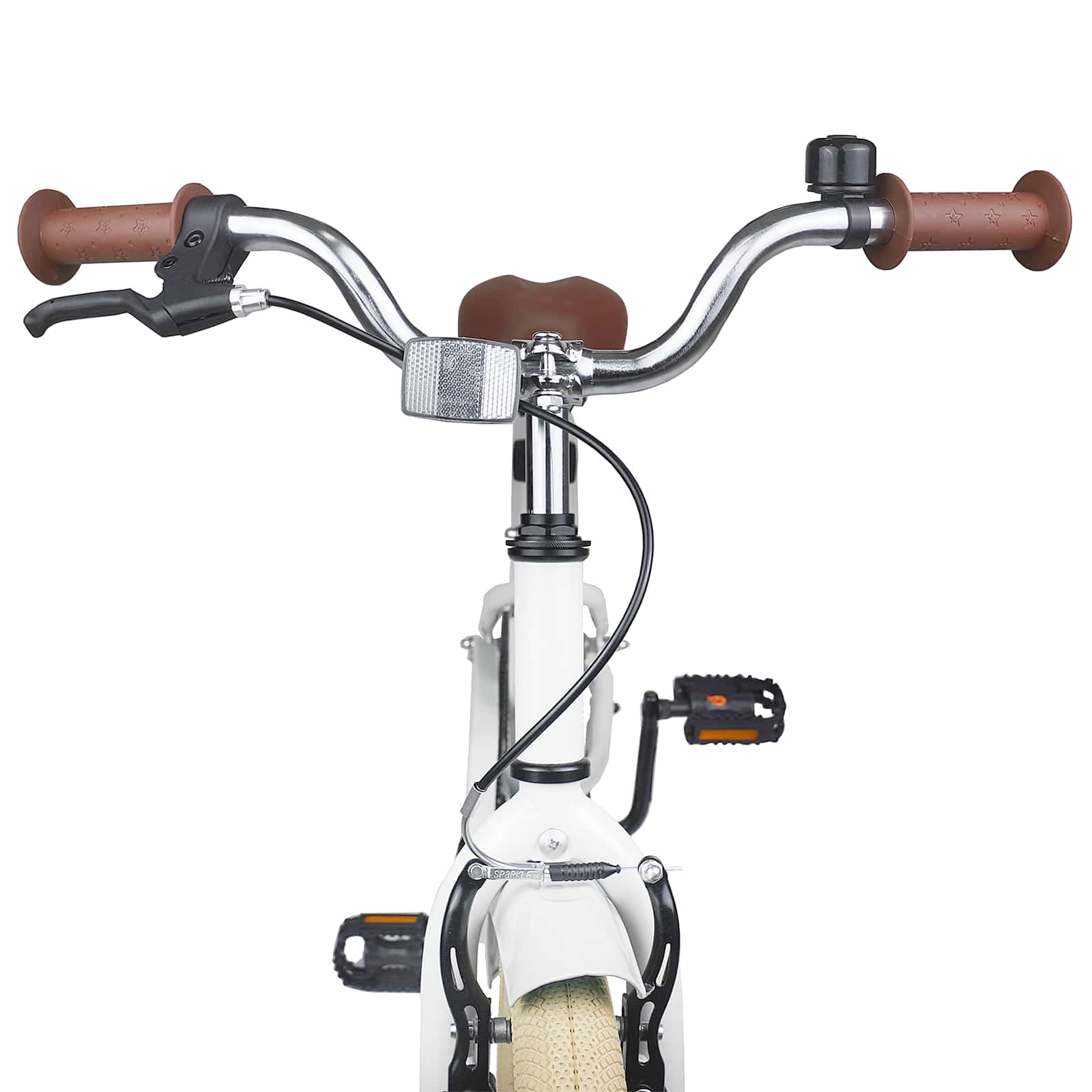 Kinderfahrrad 18 Zoll für 5-7 Jahre alt Weiß