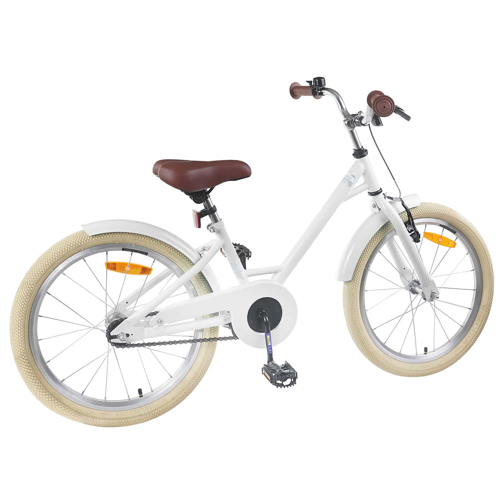 Kinderfahrrad 20 Zoll für 6-11 Jahre alt Weiß