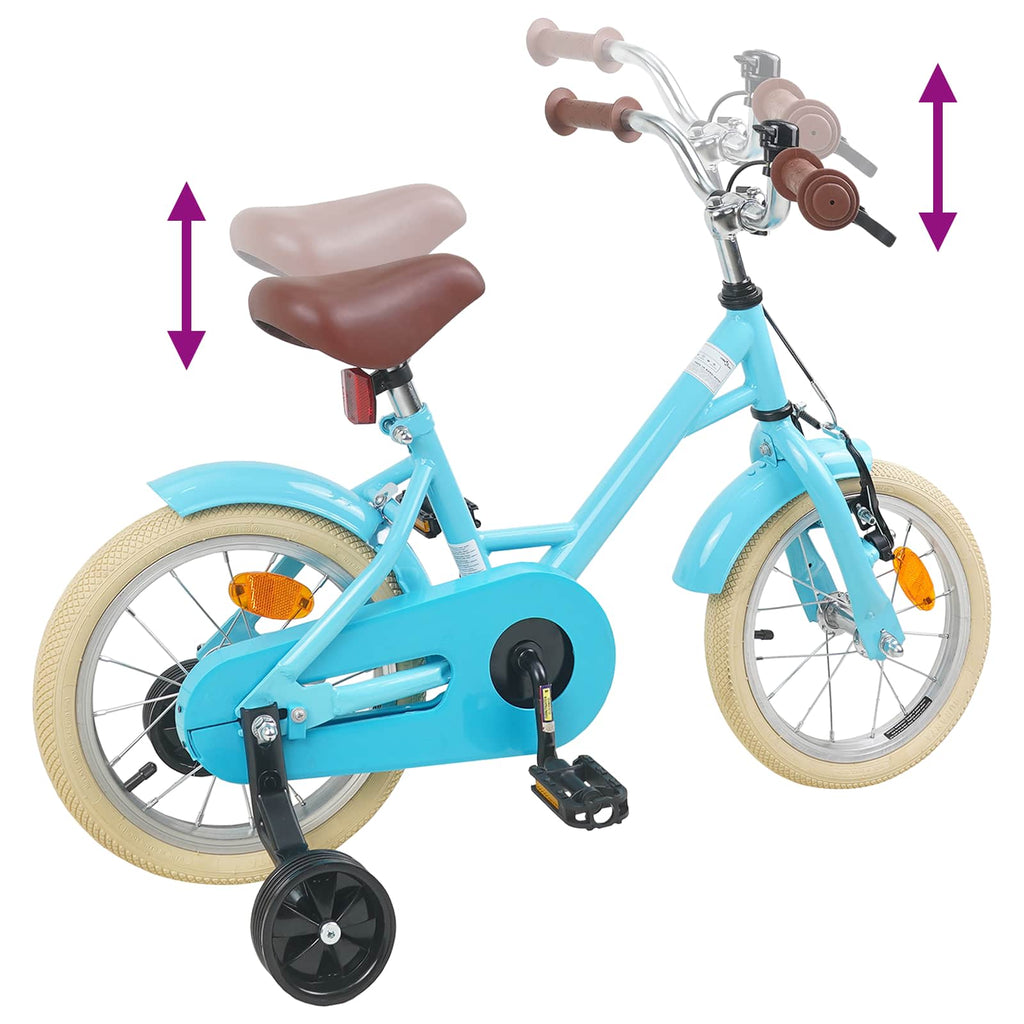 Kinderfahrrad 12 Zoll für 2-4 Jahre alt Himmelblau