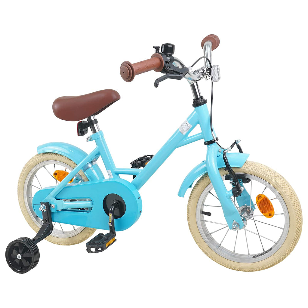 Kinderfahrrad 14 Zoll für 3-5 Jahre alt Himmelblau