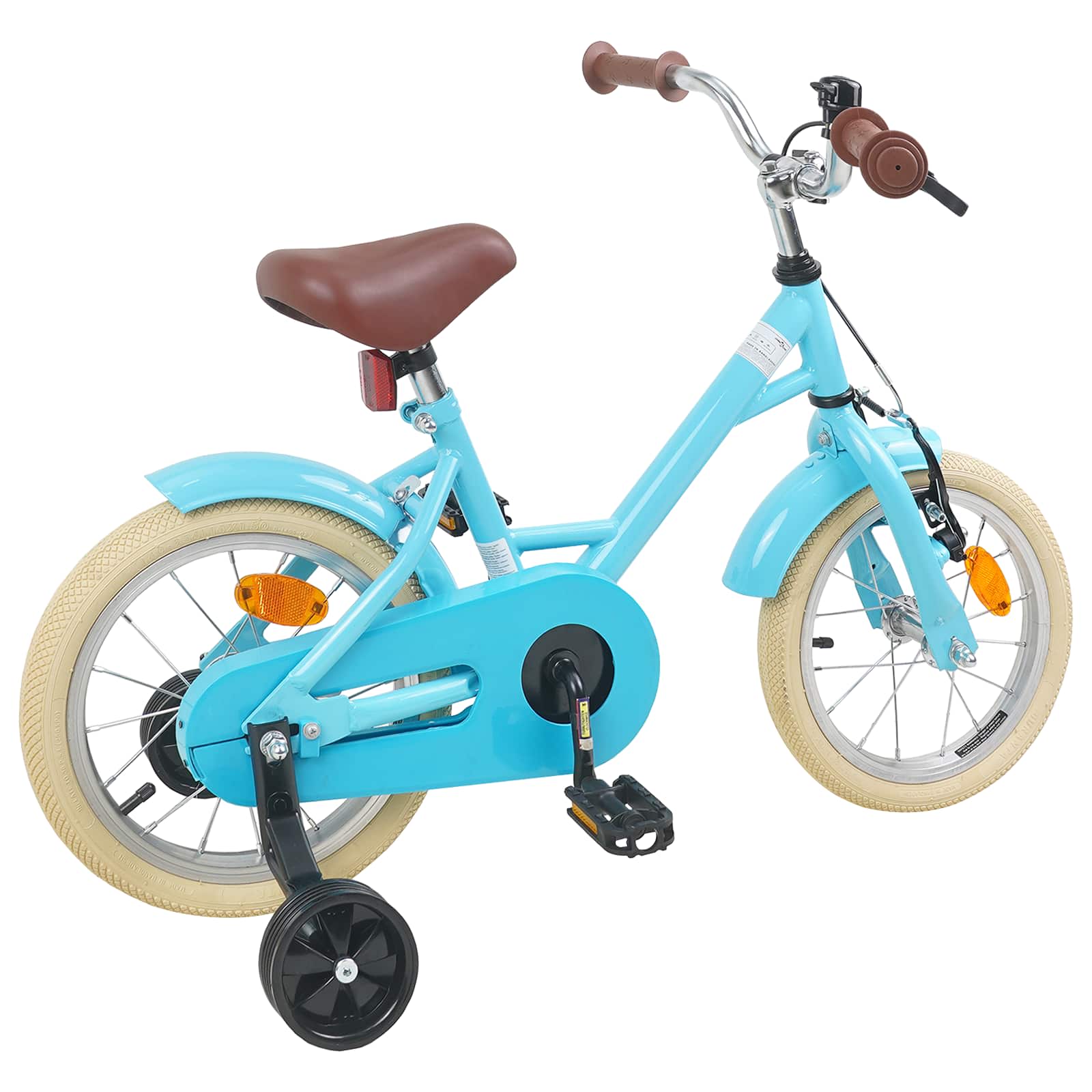 Kinderfahrrad 14 Zoll für 3-5 Jahre alt Himmelblau