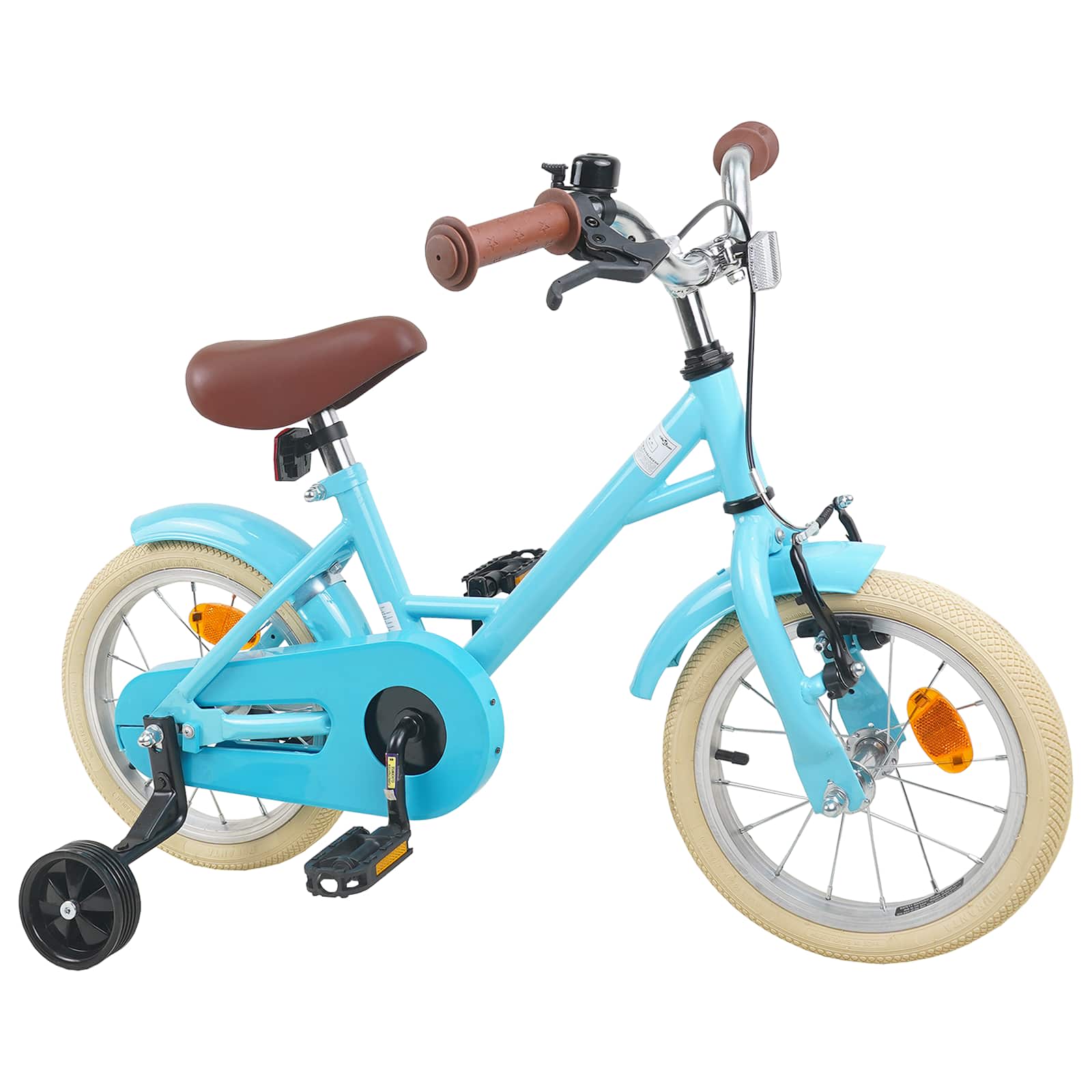Kinderfahrrad 16 Zoll für 4-6 Jahre alt Himmelblau