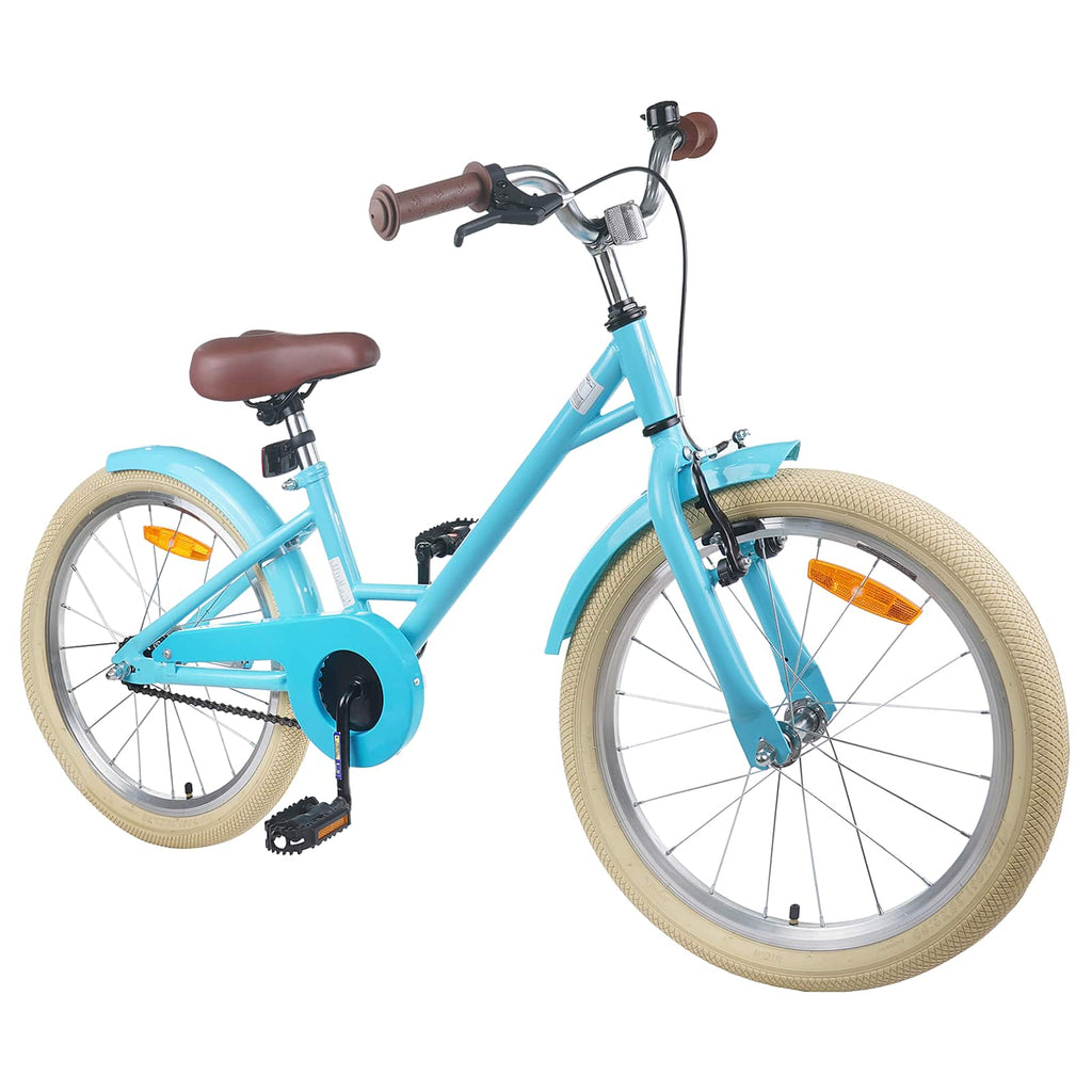 Kinderfahrrad 18 Zoll für 5-7 Jahre alt Himmelblau